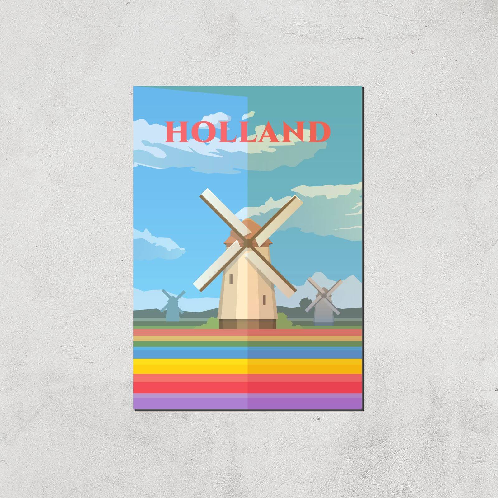 Visit... Holland Giclée Art Print - A2 - Print Only