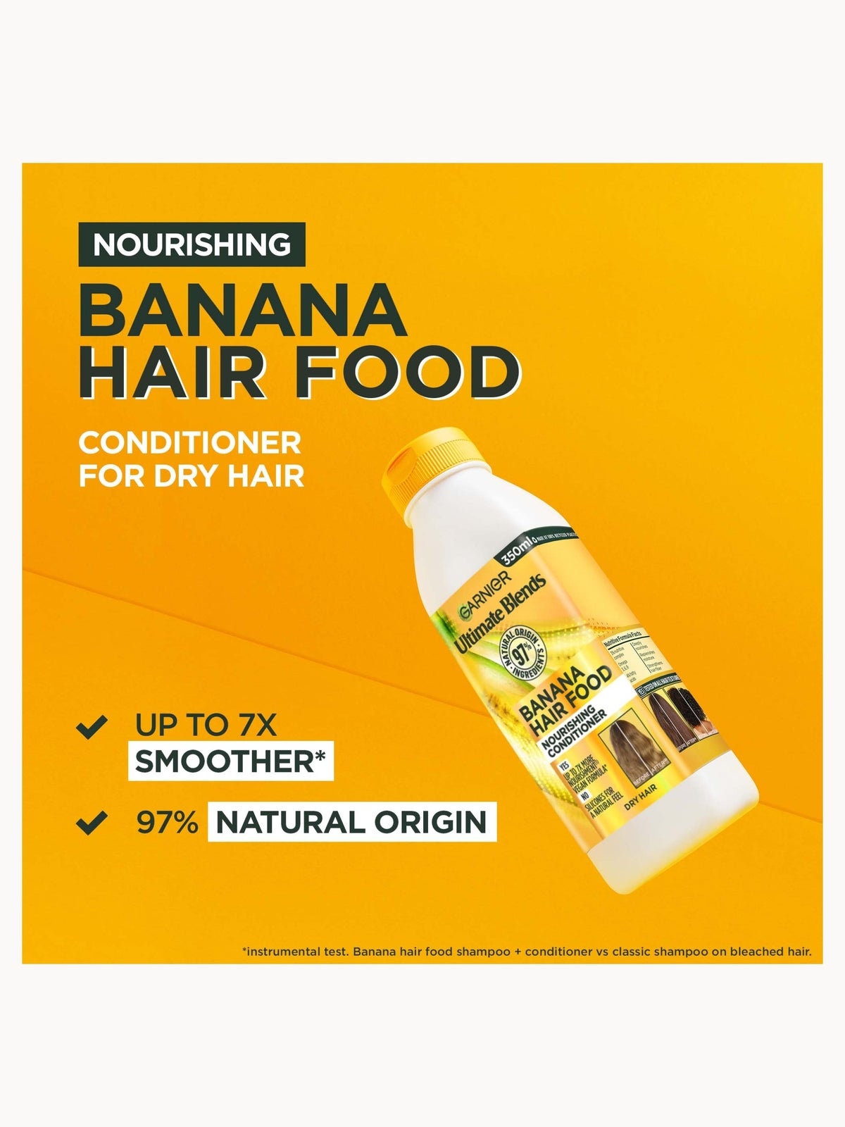 Garnier Ultimate Blends Nourishing Hair Food Banana Conditioner For Dry Hair 350ml 3