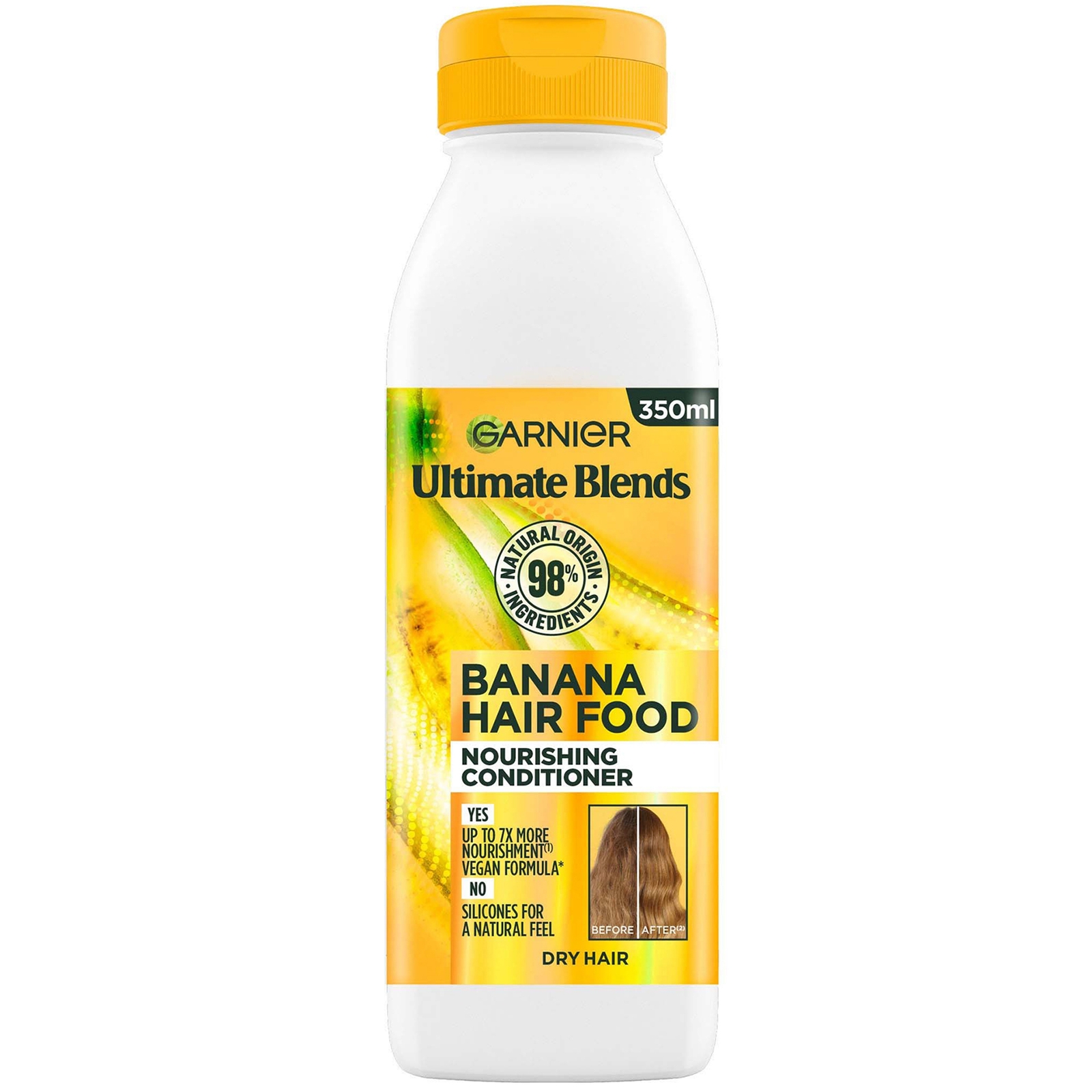 Garnier Ultimate Blends Hair Food Banana Balsamo Nutriente per Capelli Secchi 350 ml
