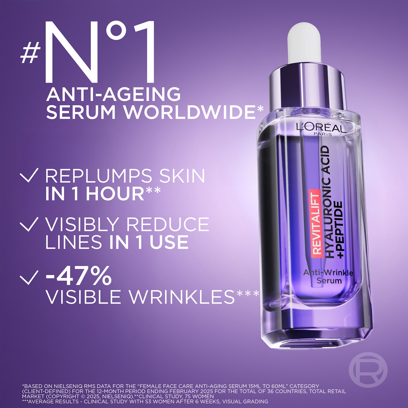 Thumbnail - L'Oréal Paris 1,5 % Hyaluronsäure Revitalift Filler-Serum 30 ml