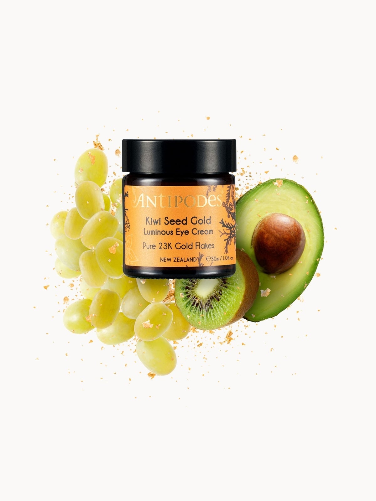 Antipodes Kiwi Seed Gold Luminous Eye Cream 30ml 4