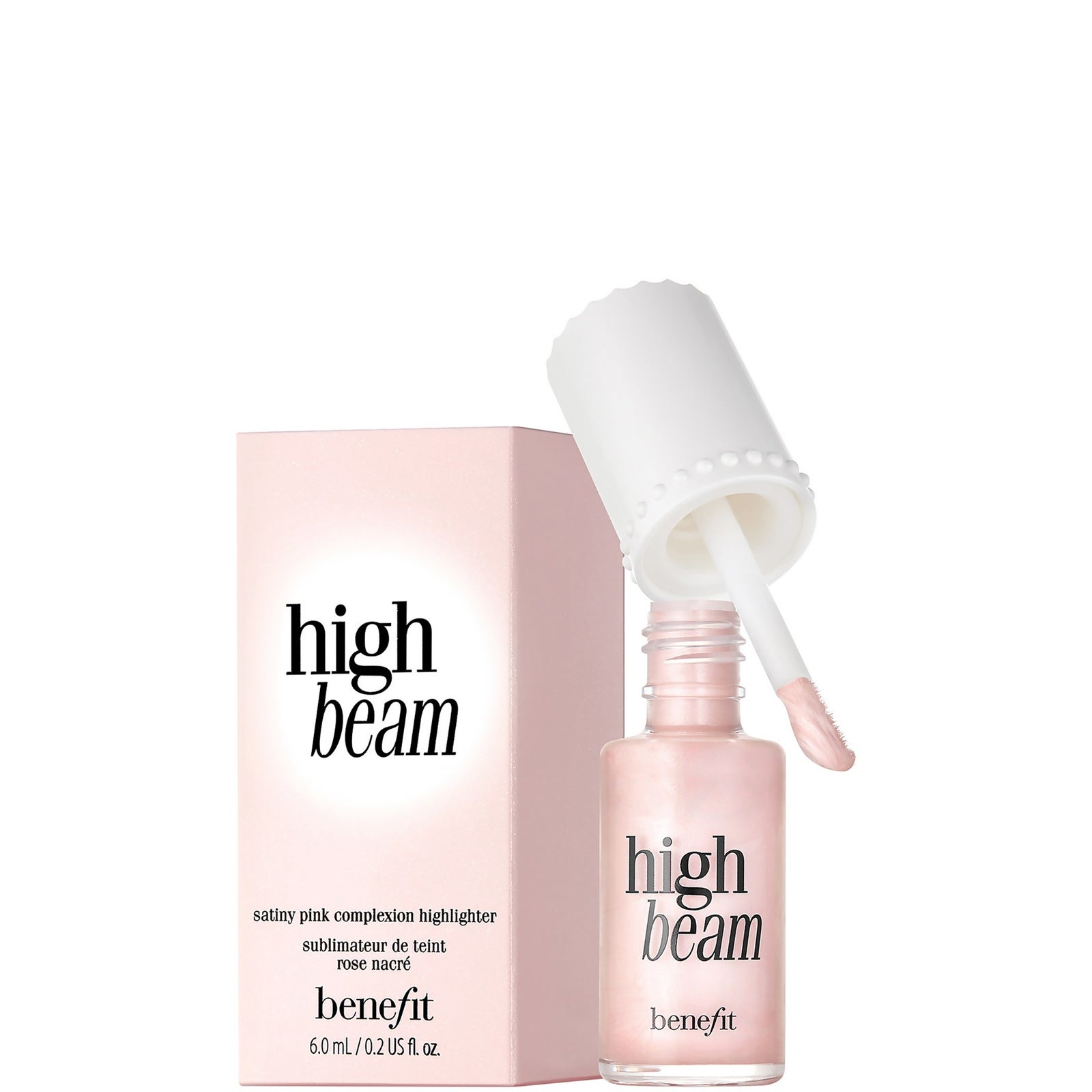 Benefit Women's Satiny Pink High Beam Complexion Highlighter 6Ml - Image 6