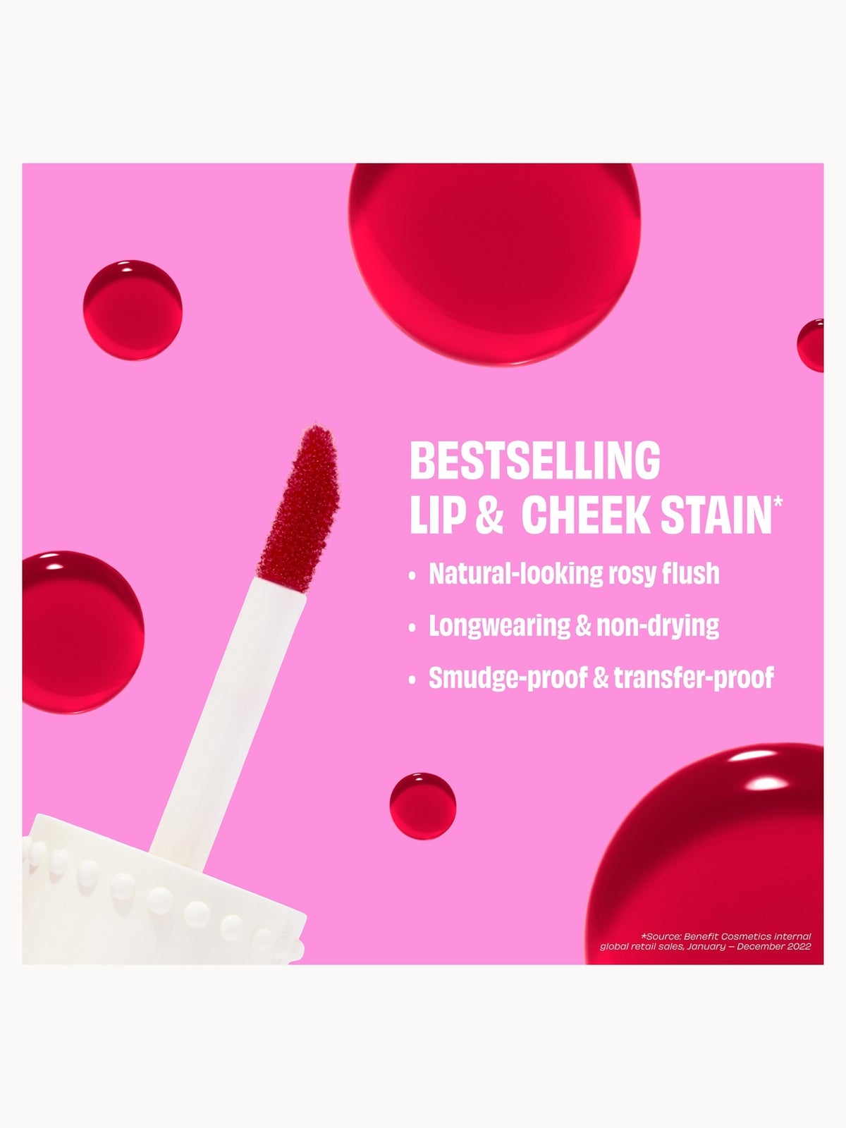 Benetint Rose Tinted Lip & Cheek Stain 6ml, photo 3