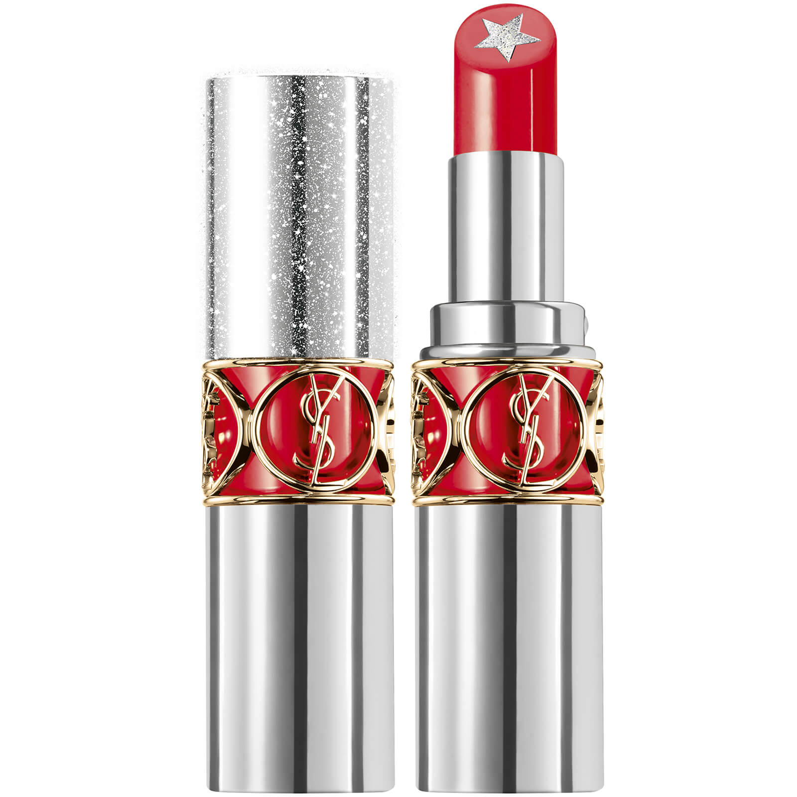 Yves Saint Laurent Rouge Volupté Shine Rock'n Shine Lipstick 4ml (Various Shades) - 6- Orange Speaker