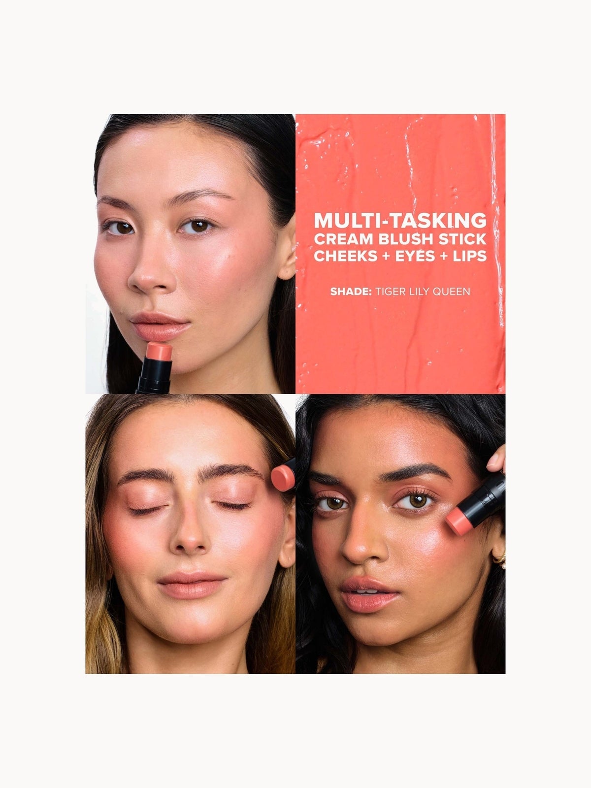 NUDESTIX Nudies Bloom All Over Face Dewy Blush Colour 7g (Various Shades) - Tiger Lily Queen 2