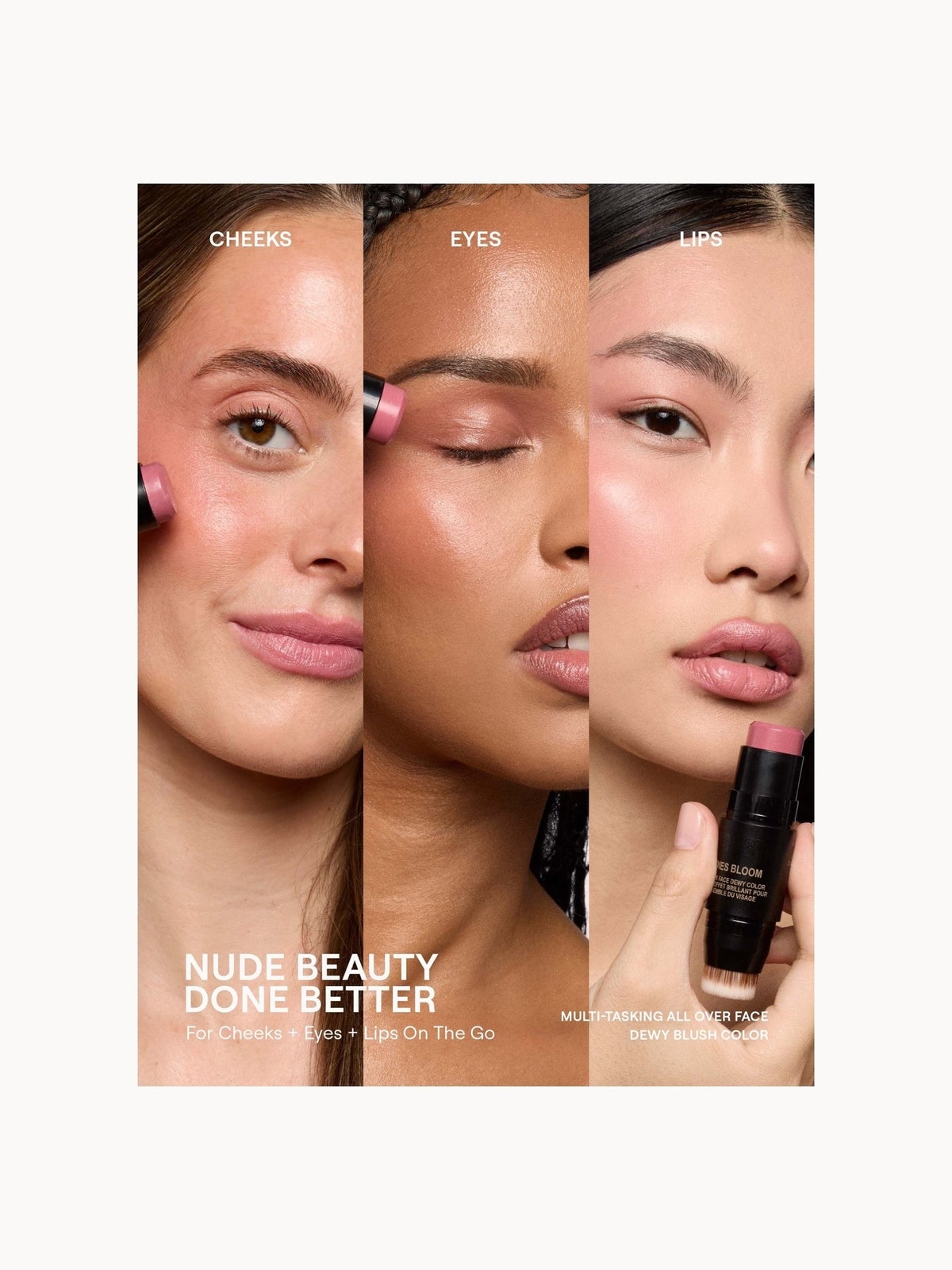 NUDESTIX Nudies Bloom All Over Face Dewy Blush Colour 7g (Various Shades) - Tiger Lily Queen 3