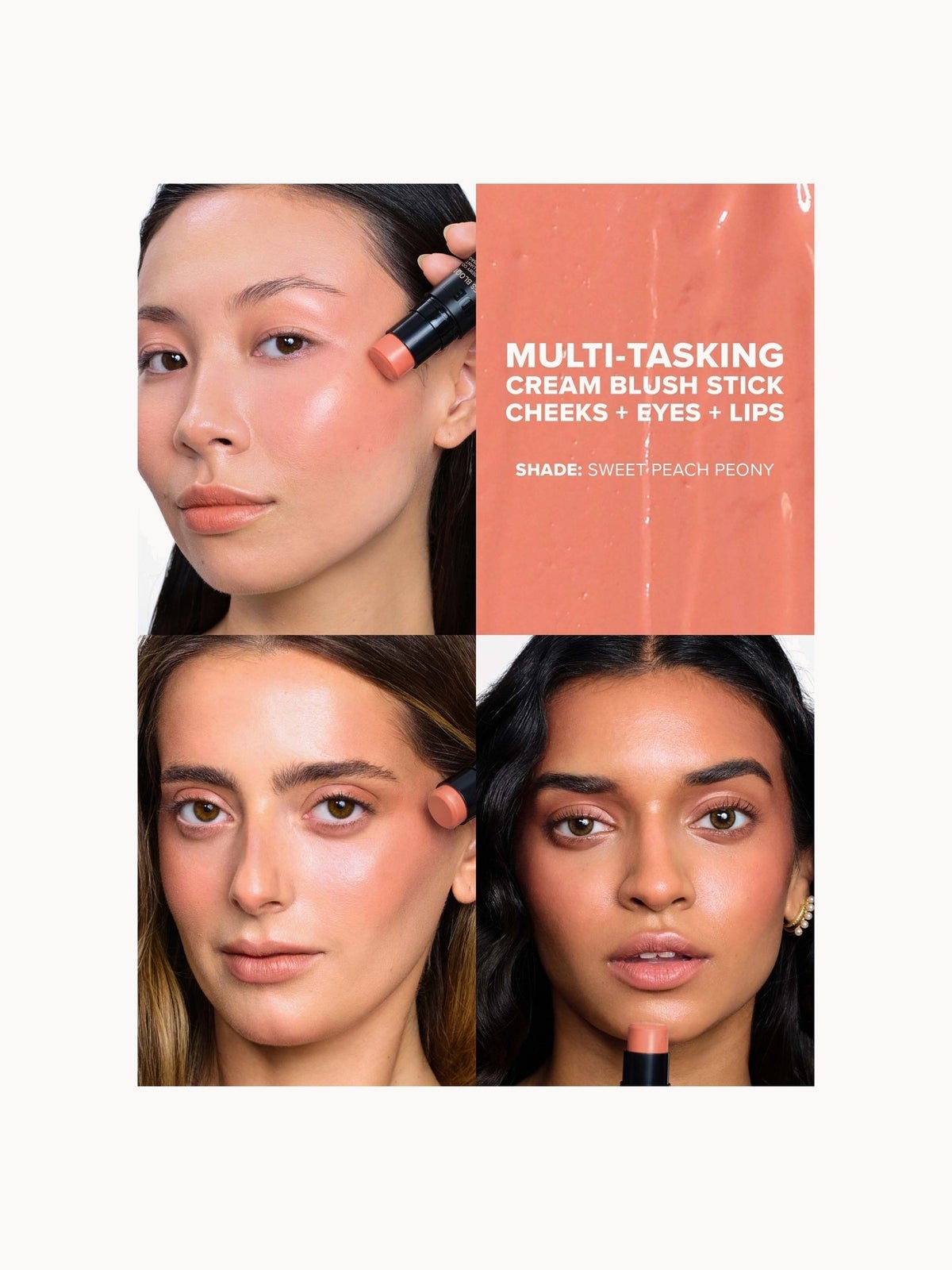 NUDESTIX Nudies Bloom All Over Face Dewy Blush Colour 7g (Various Shades) - Sweet Peach Peony 2