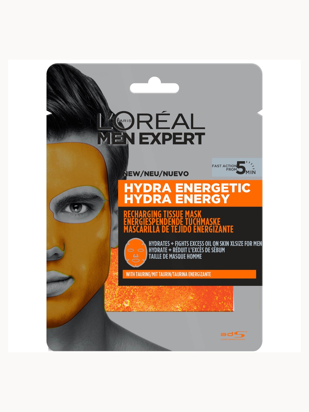 L’Oréal Paris Men Expert Hydra Energetic Tissue Mask 30g
