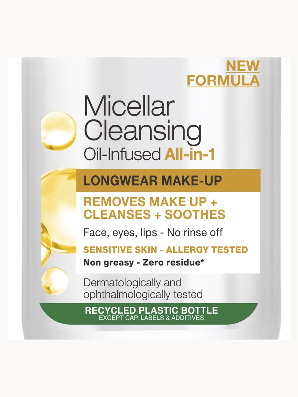 Garnier Micellar Water Oil Infused Facial Cleanser 100ml 2