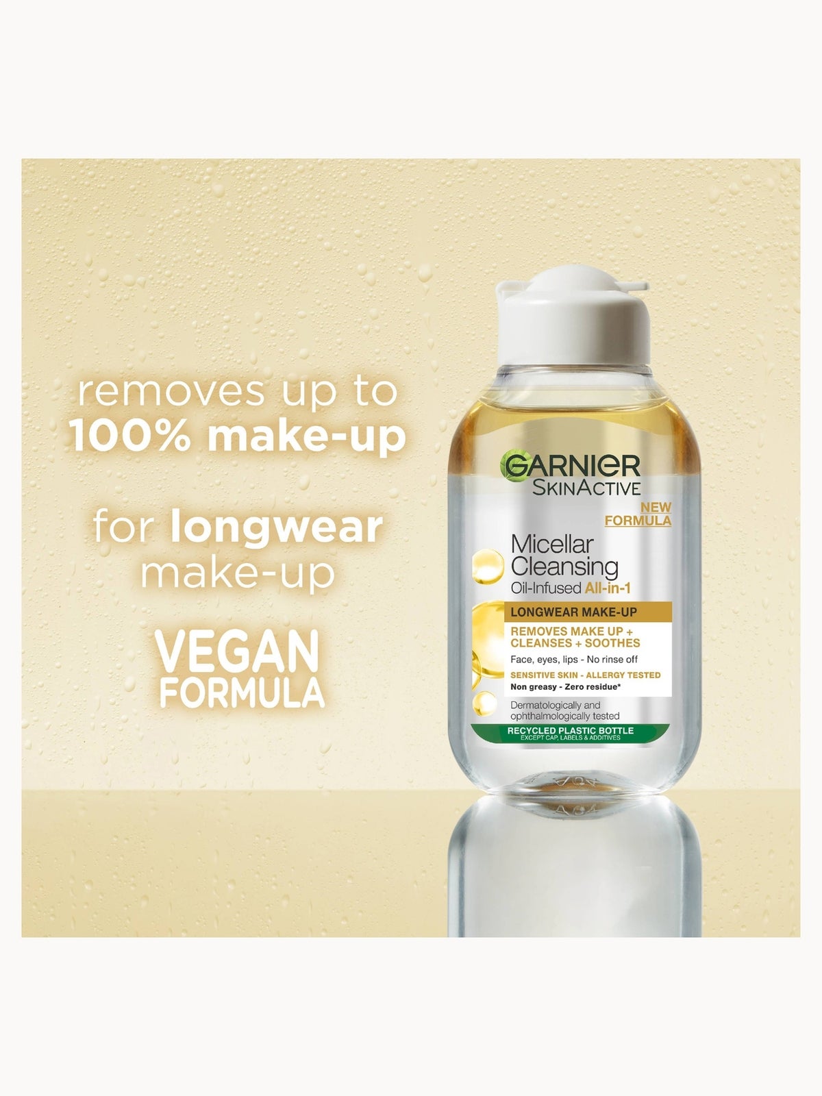 Garnier Micellar Water Oil Infused Facial Cleanser 100ml 3