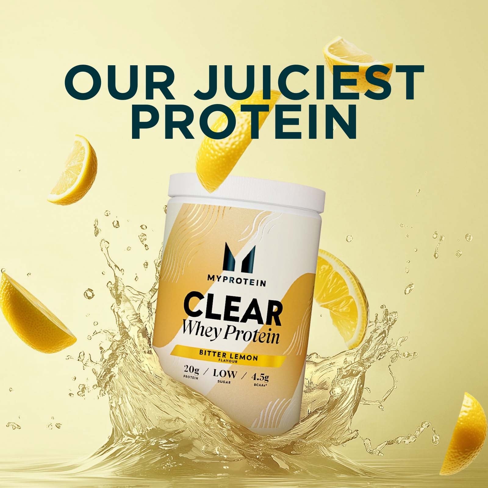Myprotein Clear Whey Protein Powder - 875g - 35servings - Bitter Lemon
