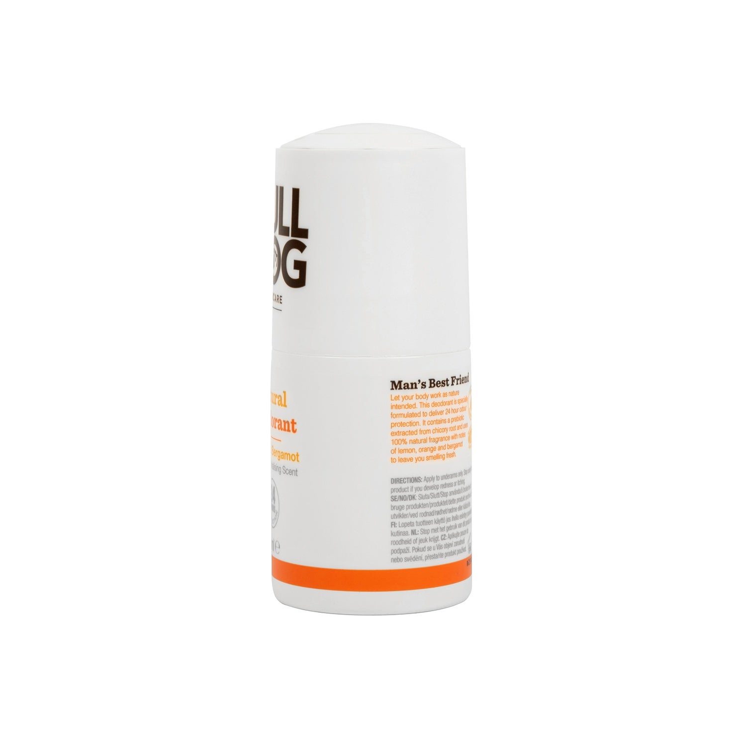 Bulldog Lemon & Bergamot Natural Roll On Deodorant 75ml