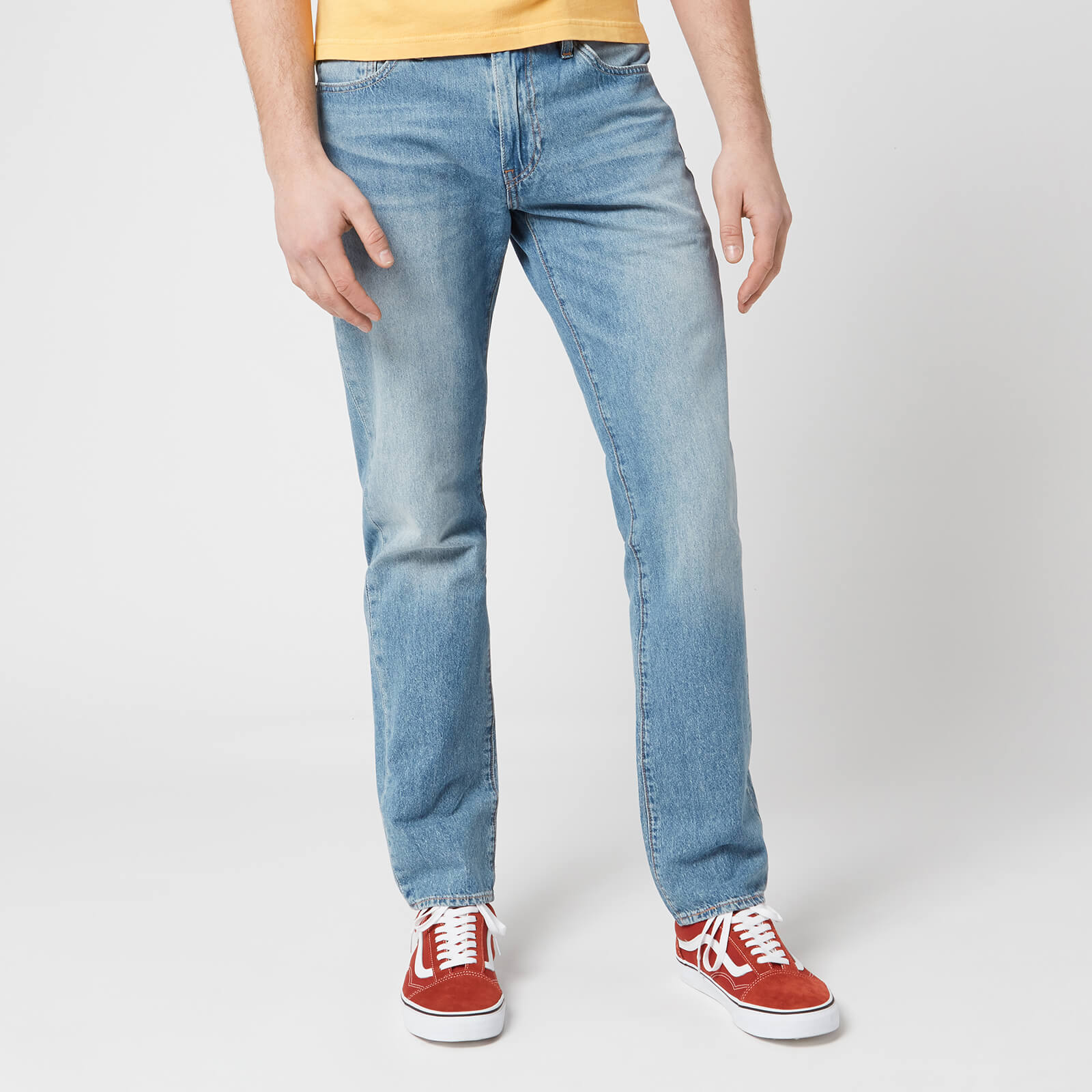 levi's men's 511 light blue slim fit jeans