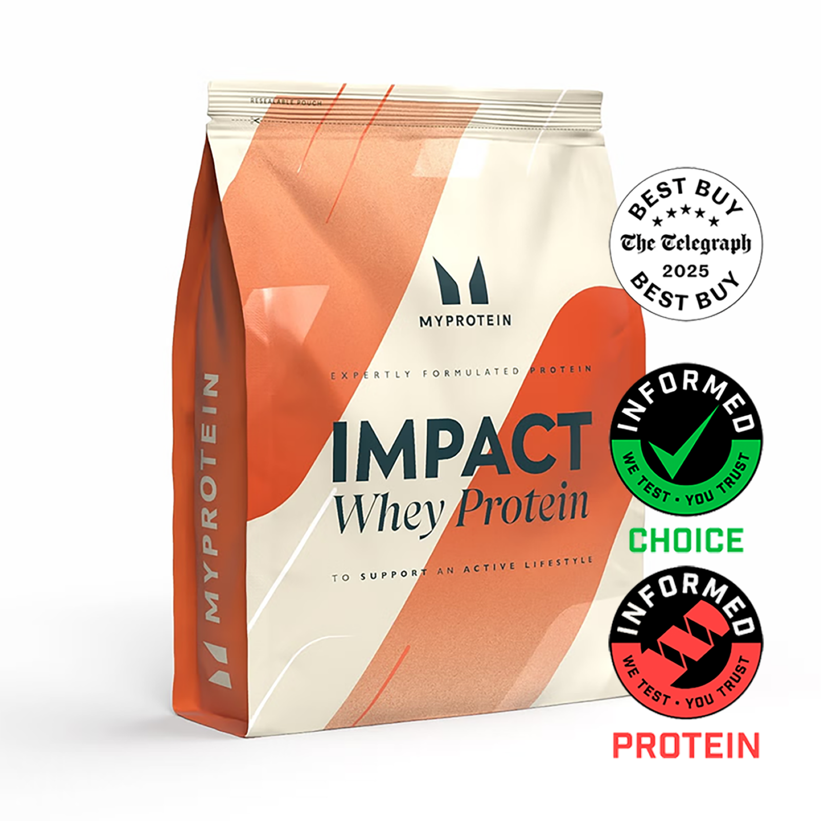 Białko Serwatkowe (Impact Whey Protein) - 1kg - Jagoda