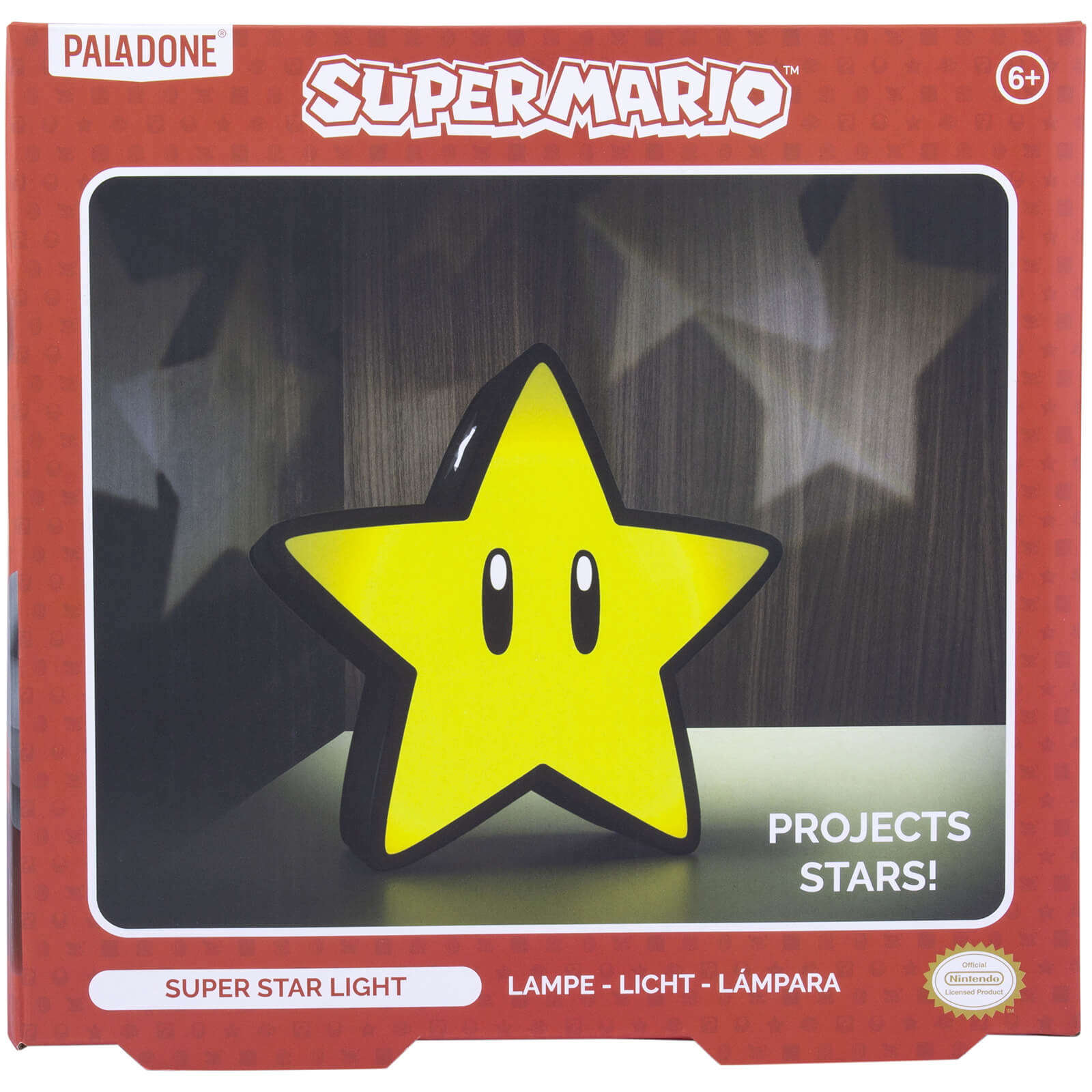 Super Mario Super Star Light with Projection Super Mario Super Star Light with Projection