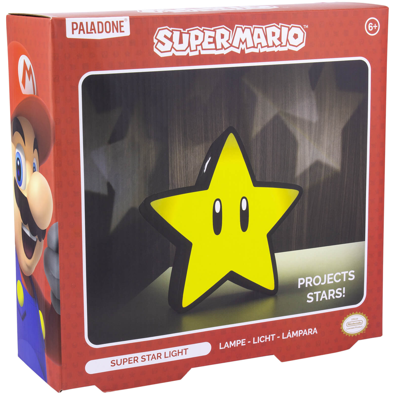 Super Mario Super Star Light with Projection Super Mario Super Star Light with Projection