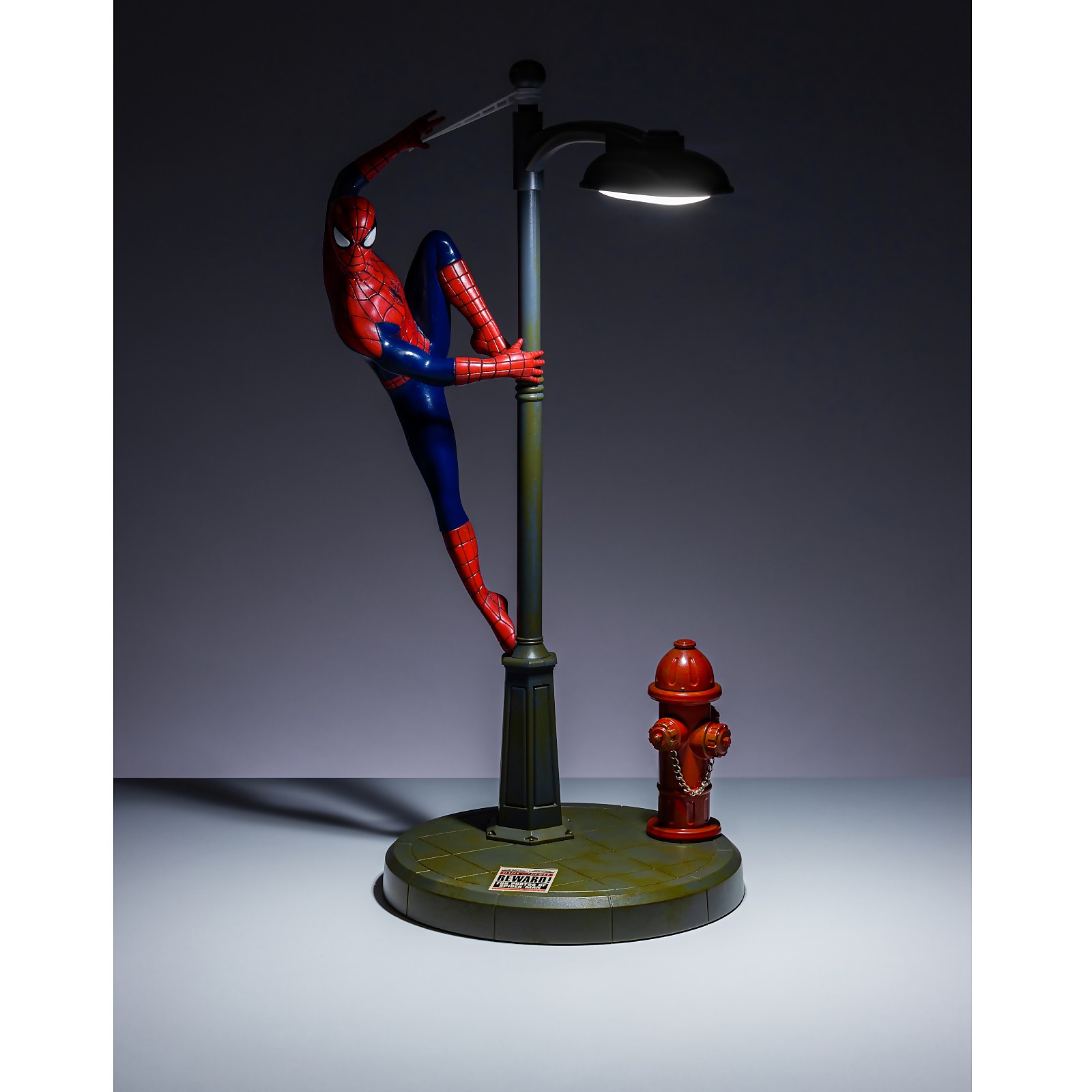 Marvel Spider-Man Lamp Post Desktop Light Marvel Spider-Man Lamp Post Desktop Light
