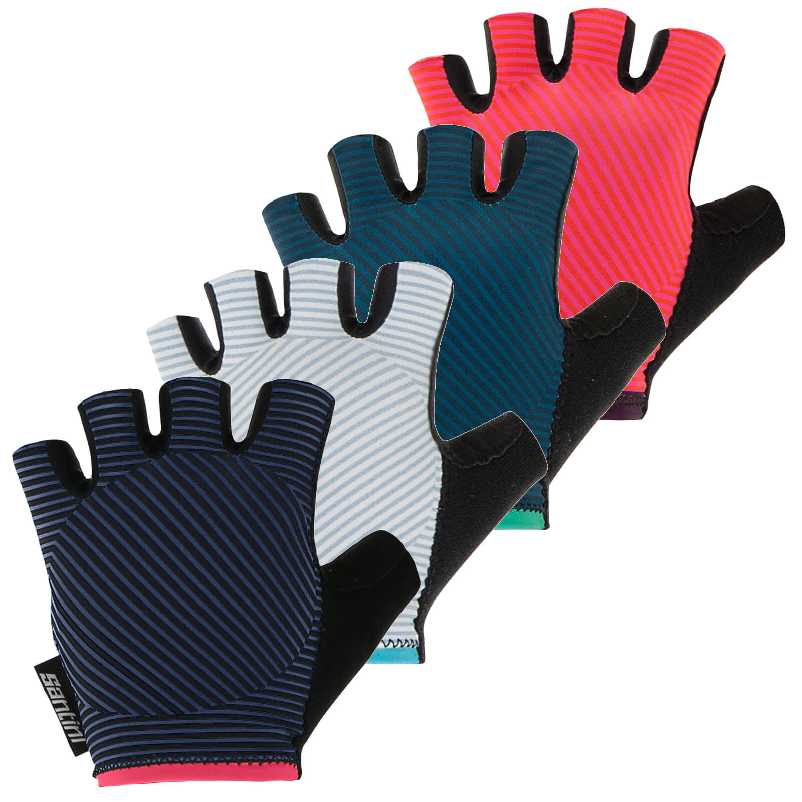 Santini Mille Gloves - XL - Atomic Orange