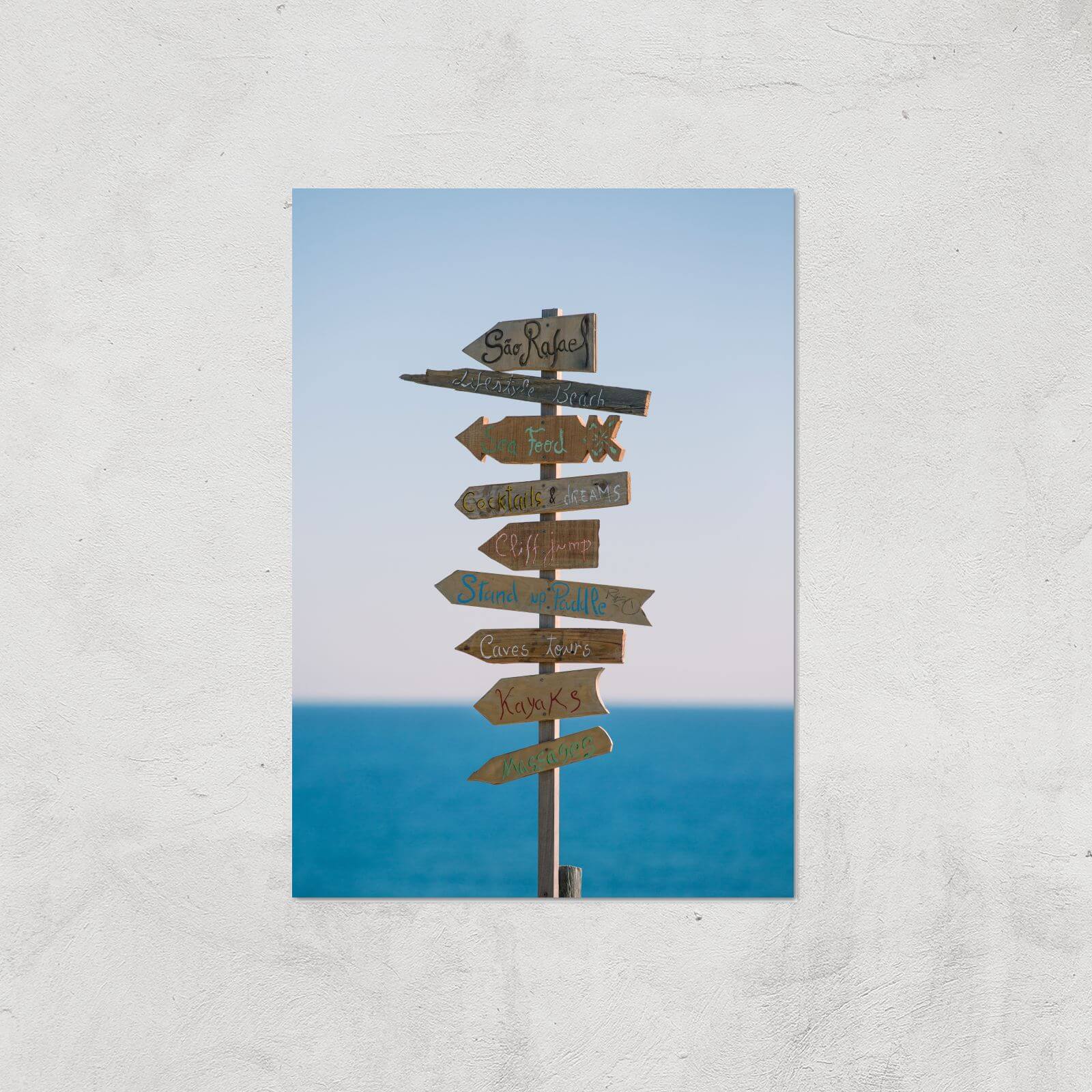 Good Times Signs Giclee Art Print - A3 - Print Only