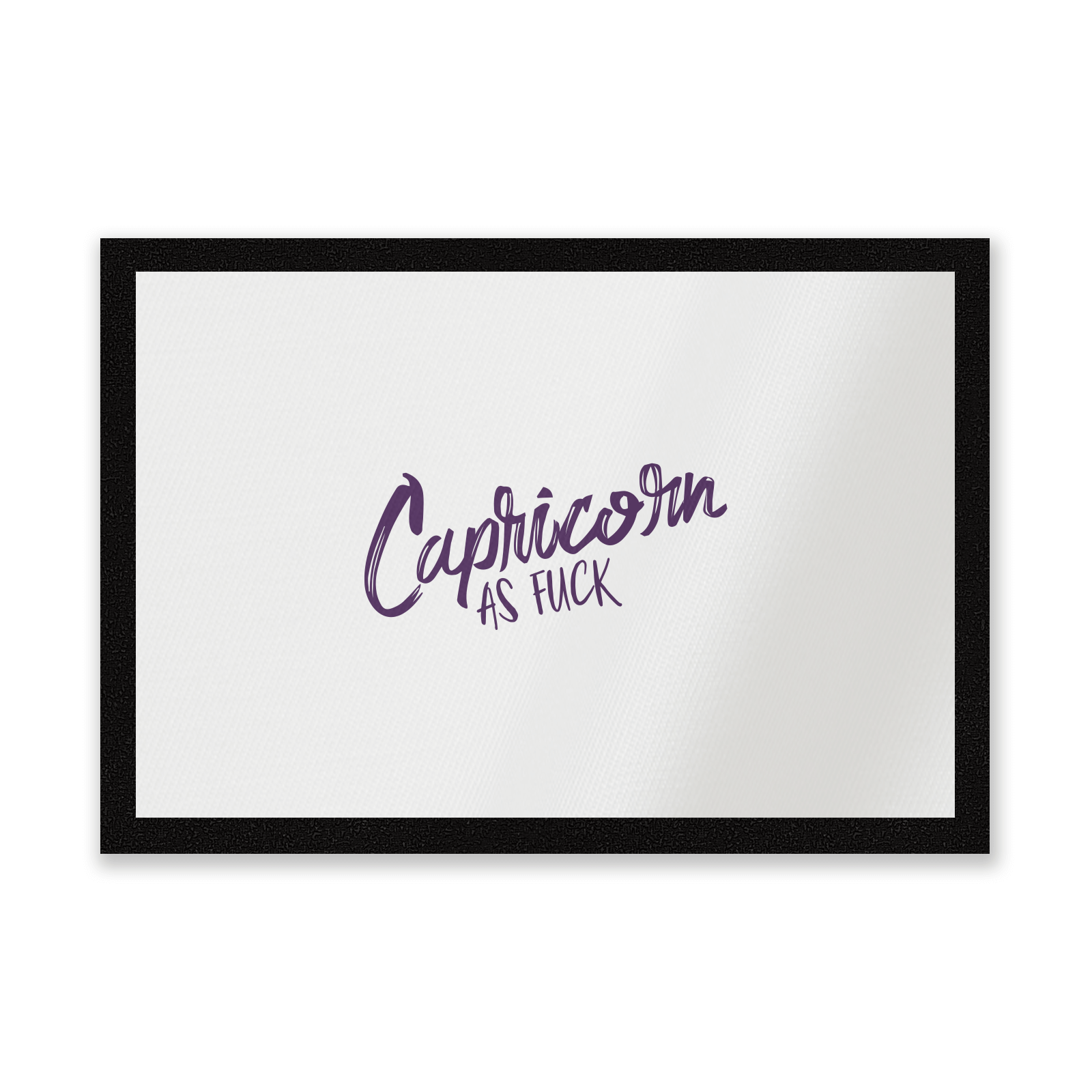 Capricorn As Fuck Entrance Mat
