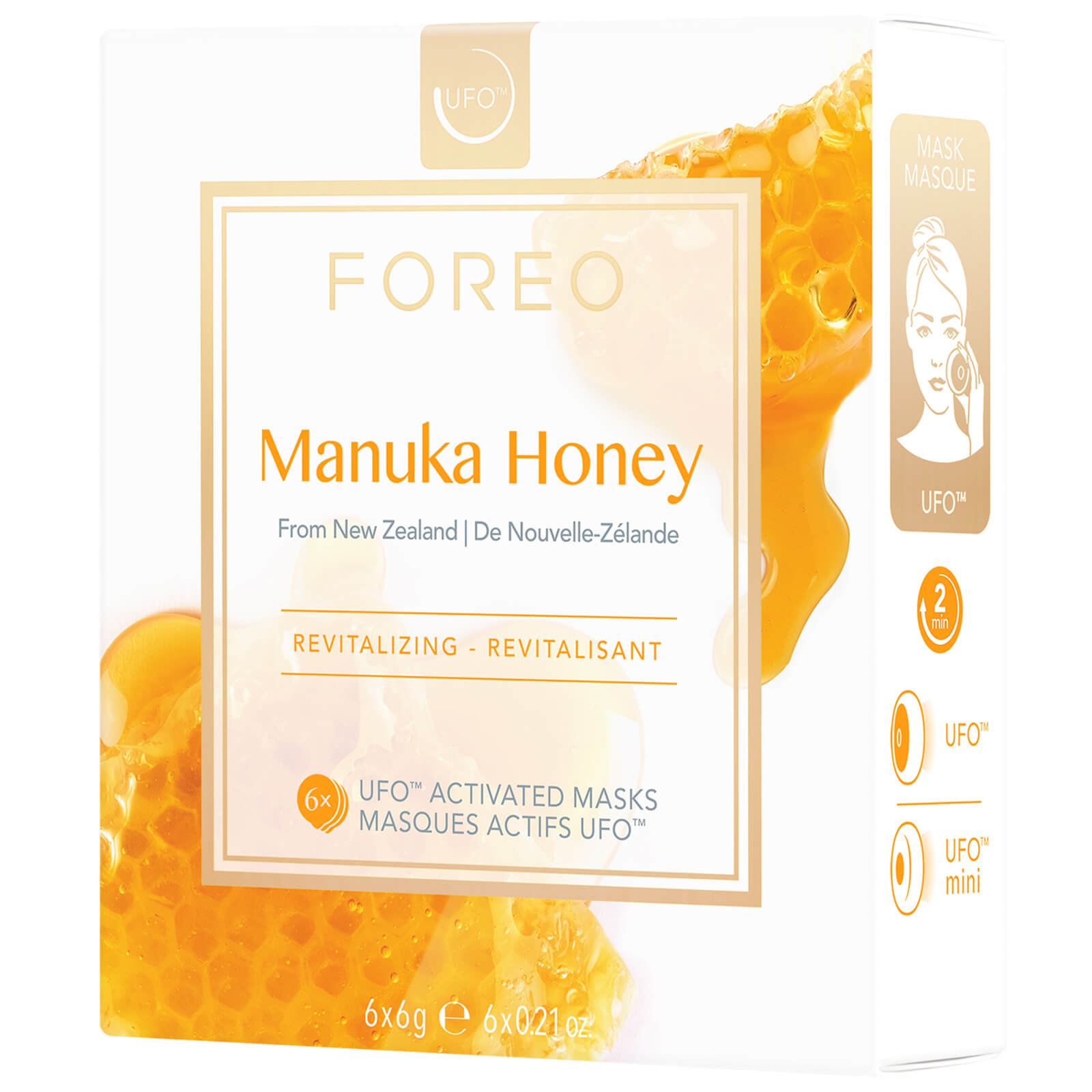 FOREO UFO Manuka Honey Mini Revitalising Face Mask (6 Pack)