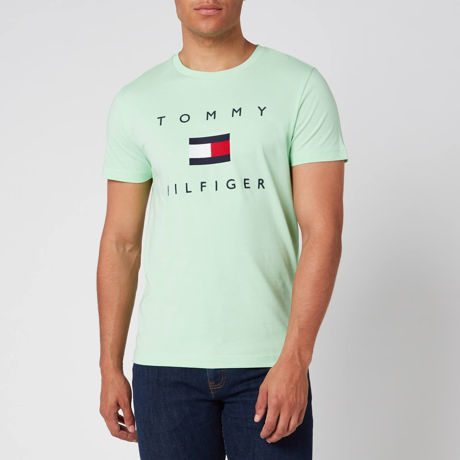 tommy jeans flag t shirt
