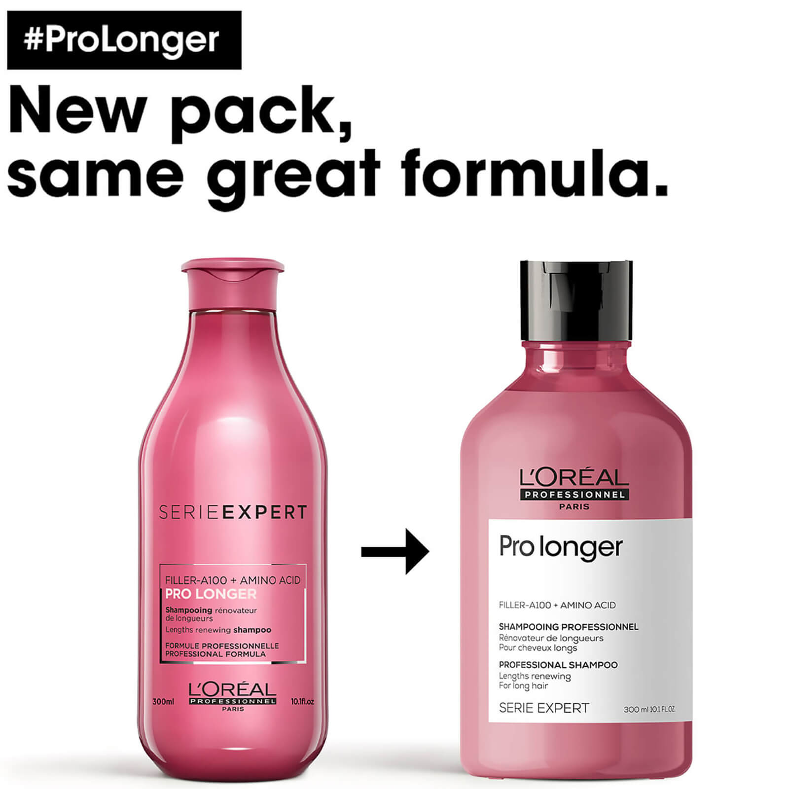 L'Oréal Professionnel Serié Expert Pro Longer Shampoo 300ml L'Oréal Professionnel Serié Expert Pro Longer Shampoo 300ml