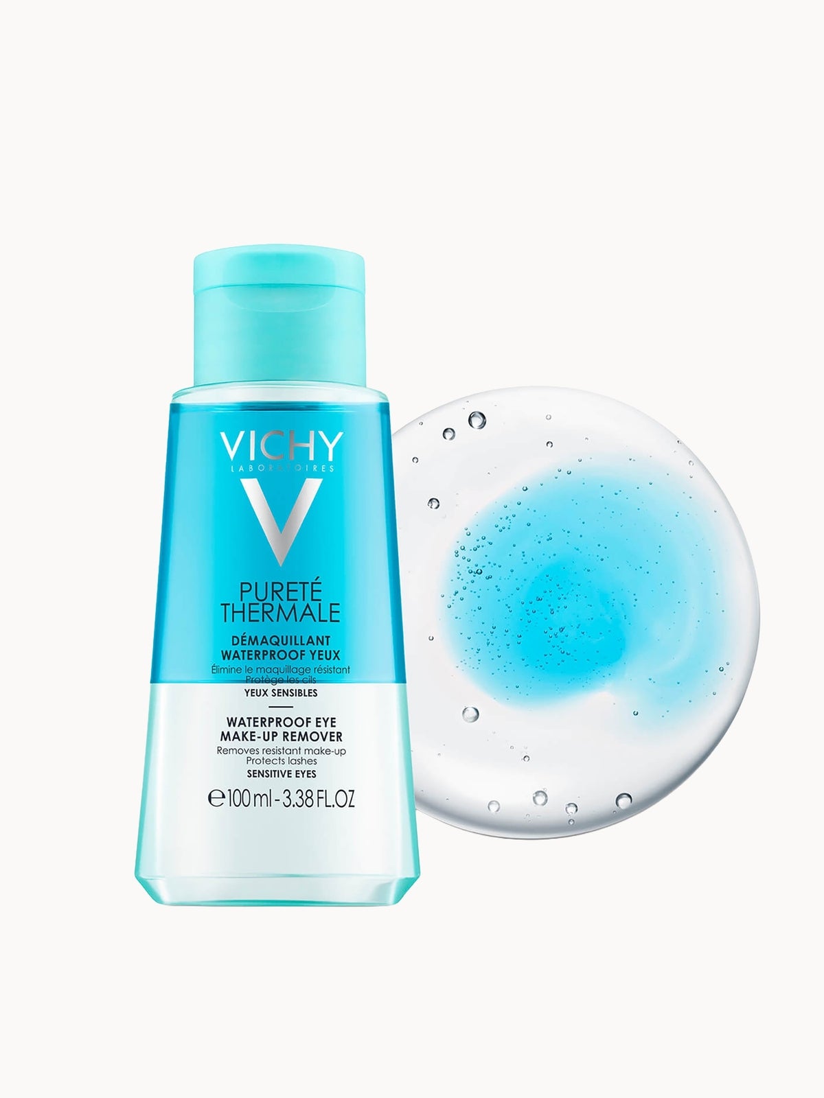 VICHY Pureté Thermale Waterproof Eye Make-up Remover 100ml 3