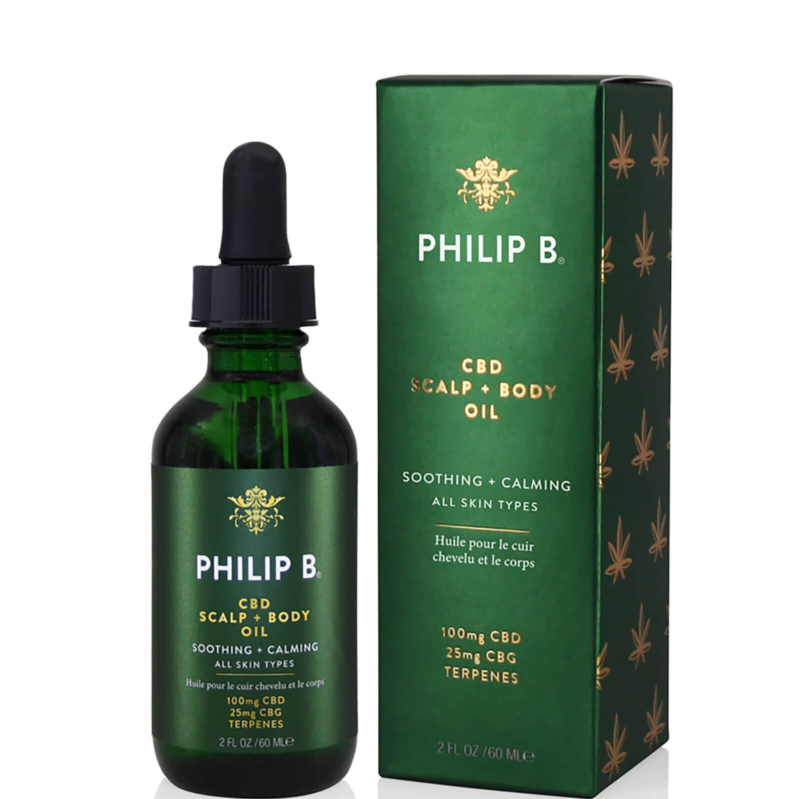 Philip B CBD Scalp and Body Oil 60ml Philip B CBD Scalp and Body Oil 60ml