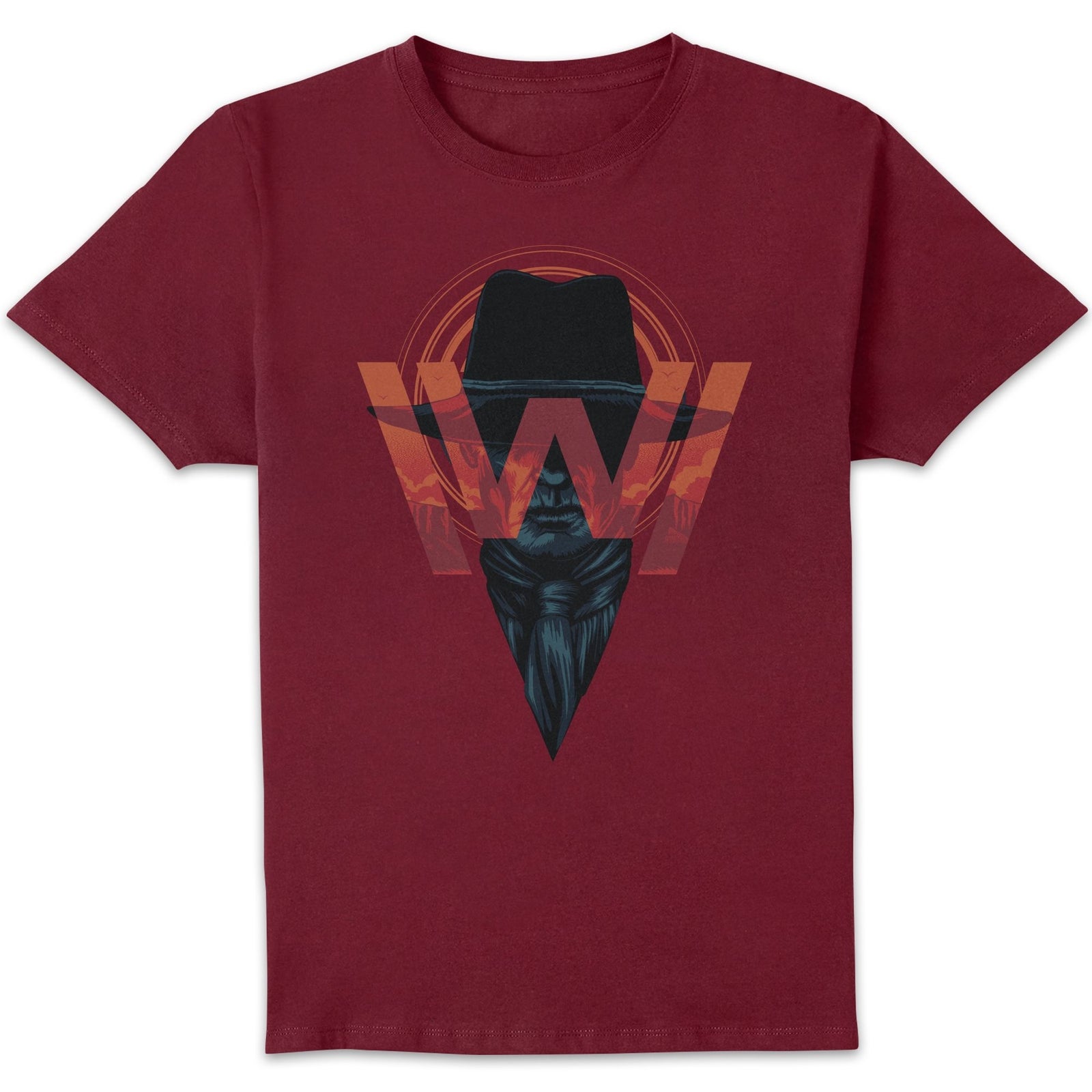 Westworld V.I.P Men's T-Shirt - Burgundy - S