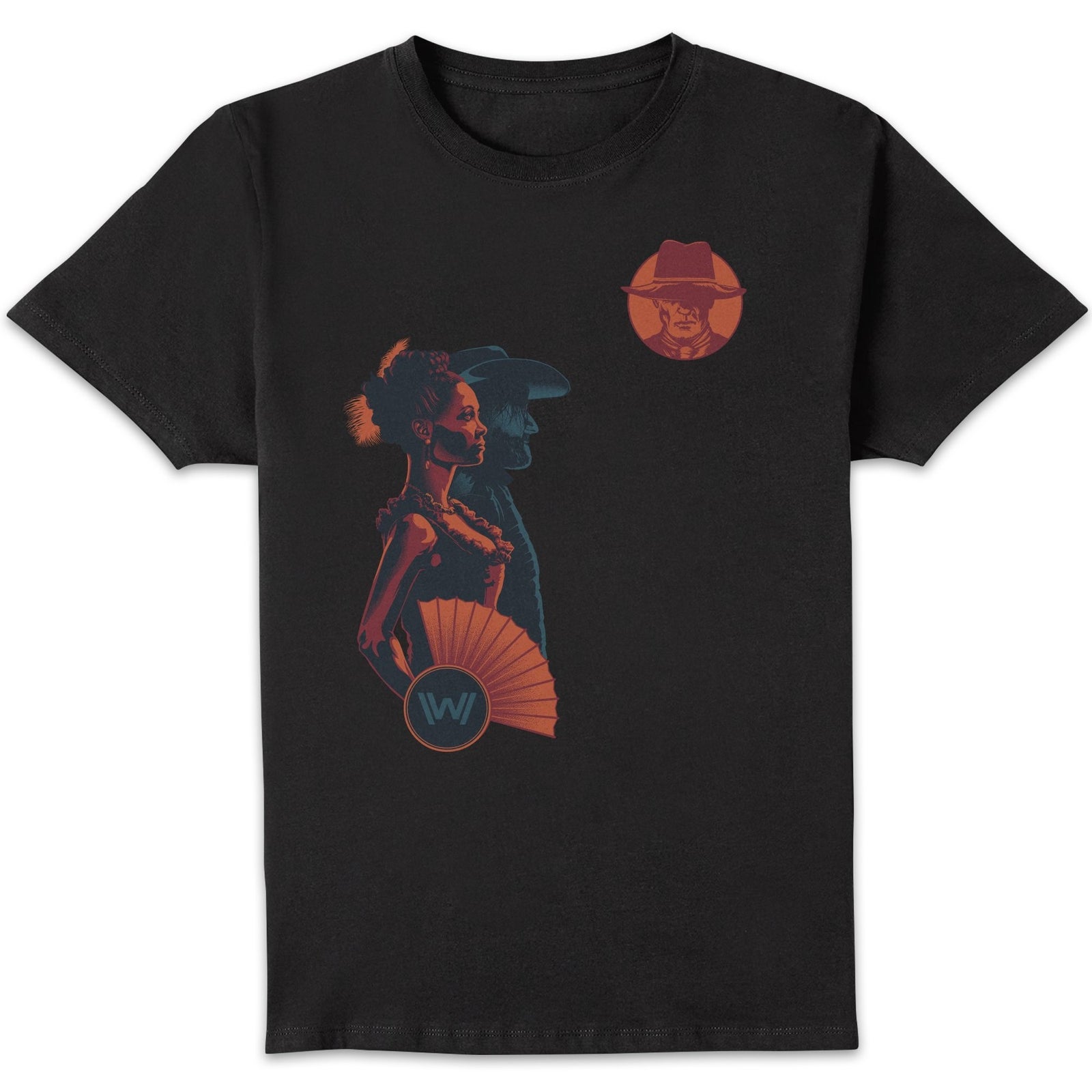 Westworld Mariposa Saloon Homme T-shirt - Noir