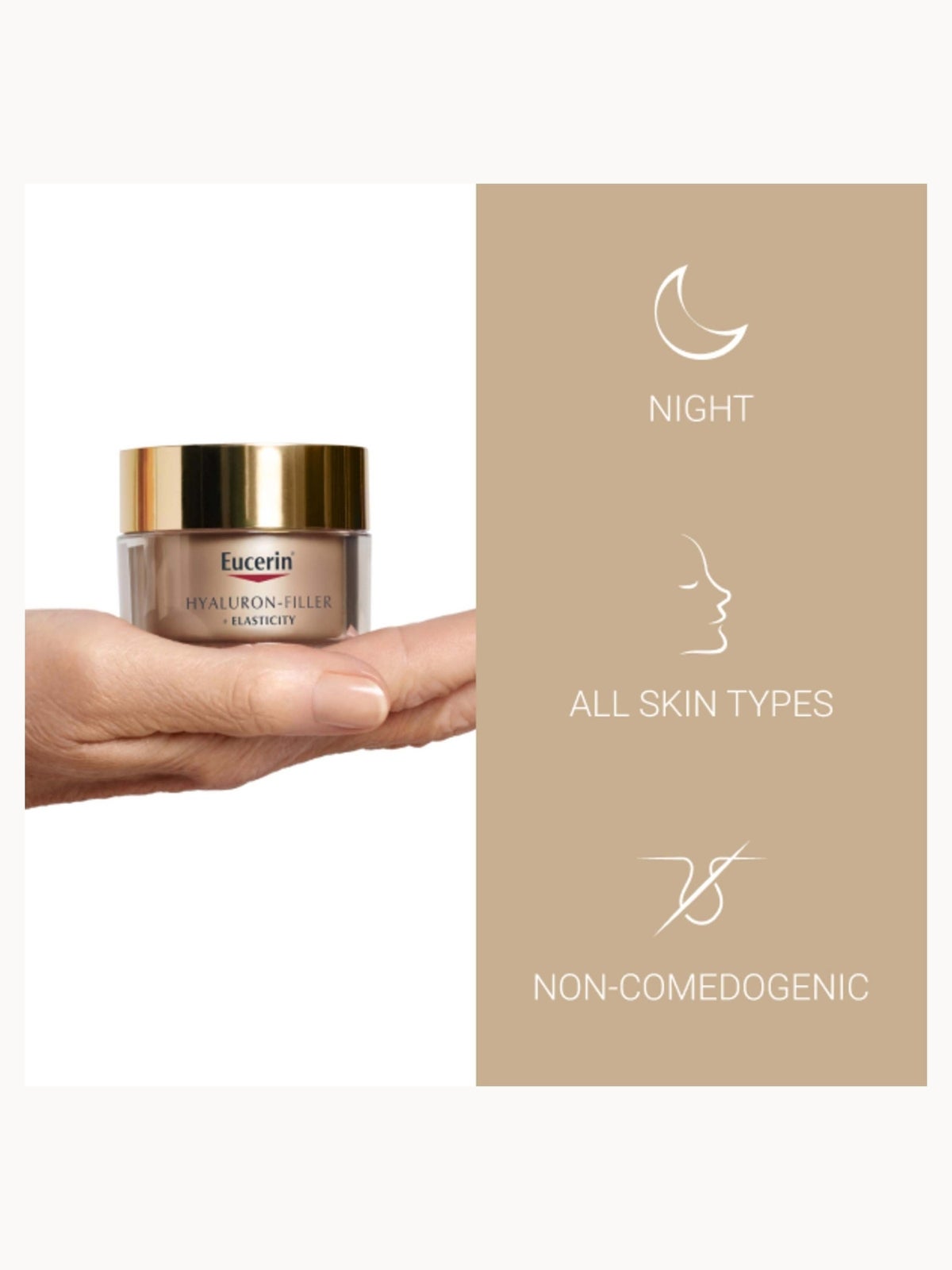Eucerin Hyaluron-Filler + Elasticity Night Cream 50ml 3