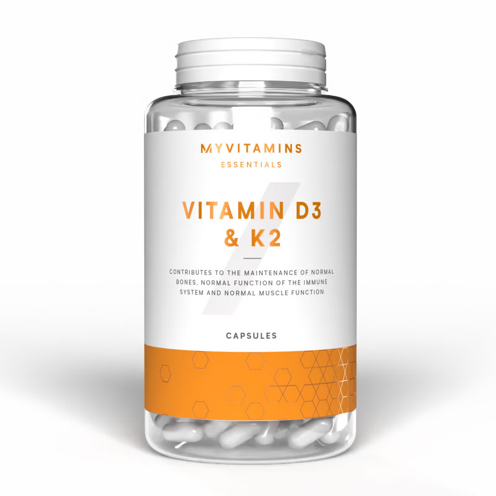 Myprotein UK Myvitamins Vitamin D3 & K2 Capsules - 30CAPSULES, 30servings