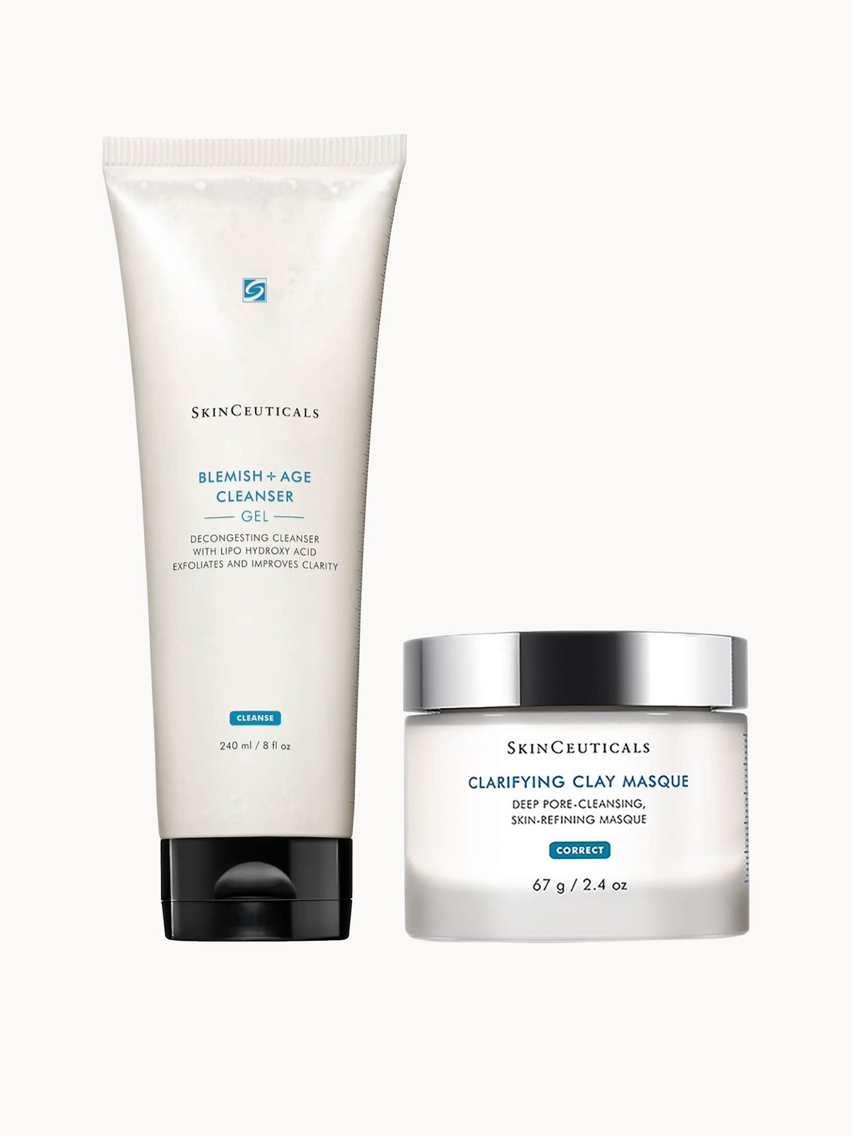 SkinCeuticals Cleanse and Mask Duo for Blemish-Prone Skin