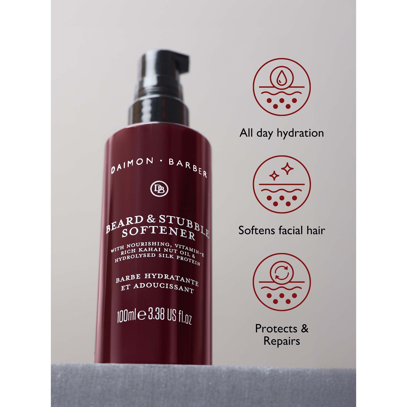 Daimon Barber Softening Beard and Stubble Serum 100ml 3