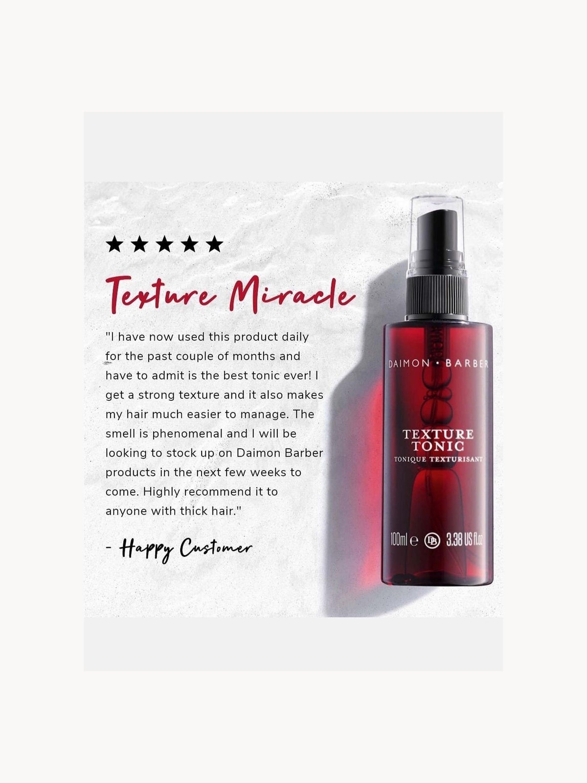 Daimon Barber Texture Tonic 100ml 4
