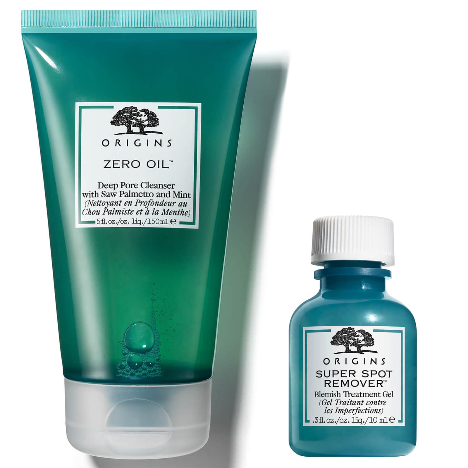 Origins Zero Oil Pore Cleanser and Bleamish Treatment Gel Bundle SheFinds