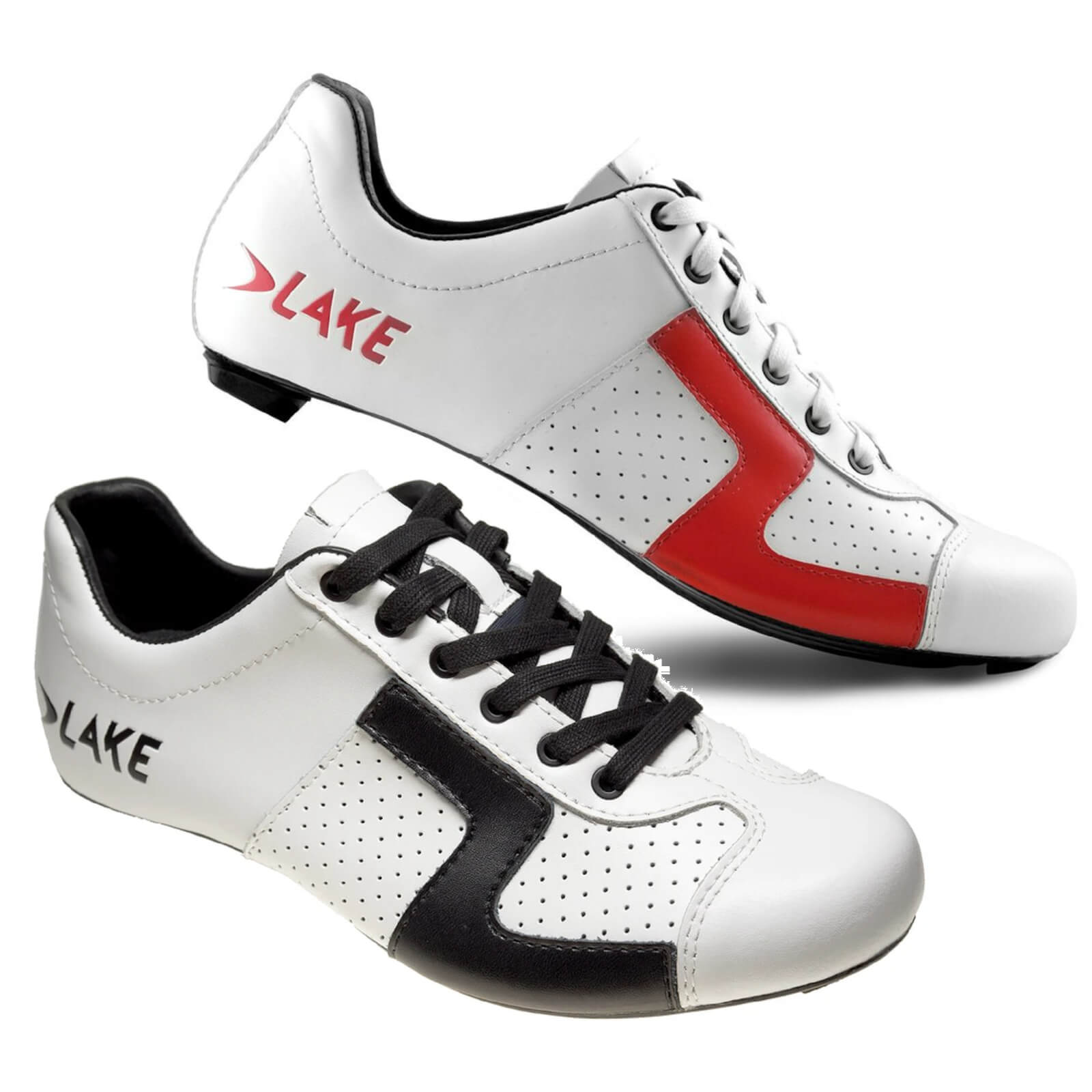 Lake CX1C Road Shoes - EU 45 - White/Red