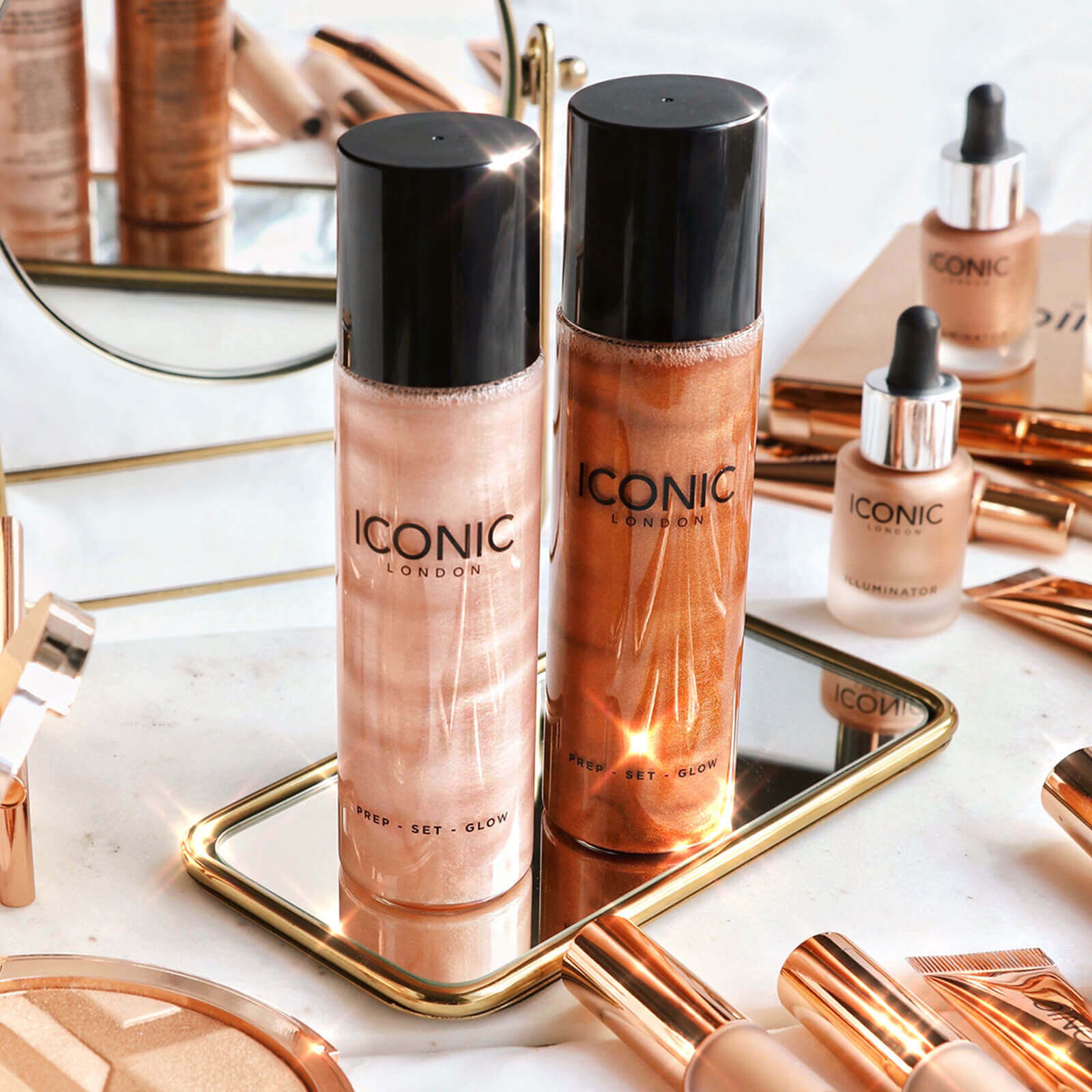 ICONIC London Prep-Set-Glow 120ml (Various Shades) - Glow ICONIC London Prep-Set-Glow 120ml (Various Shades) - Glow