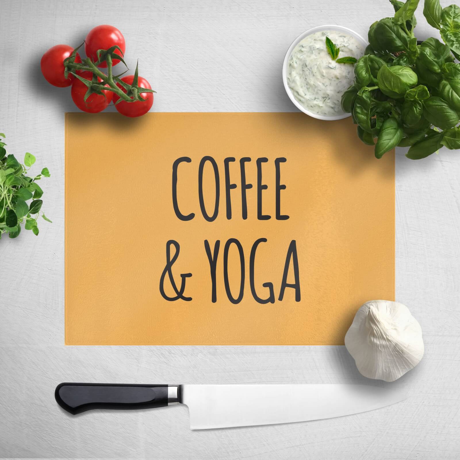 Coffee And Yoga Chopping Board