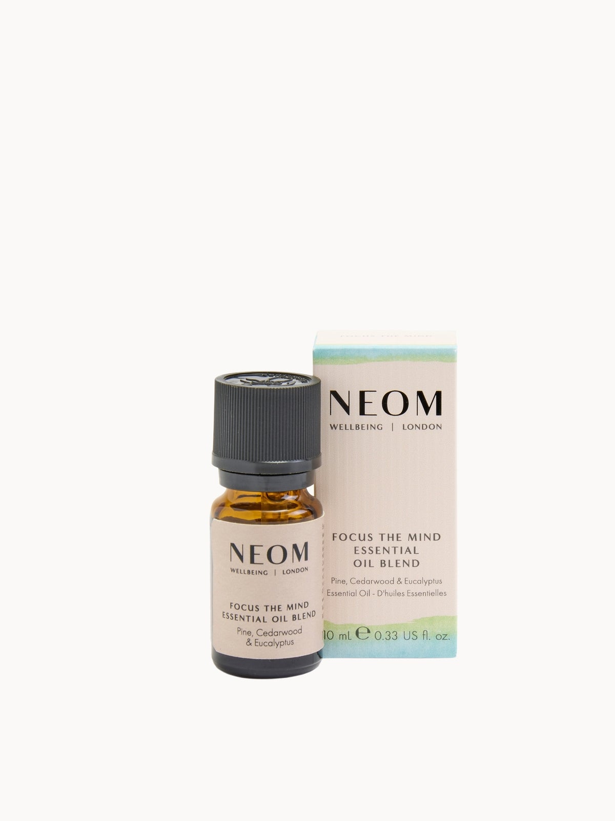 NEOM Wellbeing Focus the Mind Essential Oil Blend 10ml