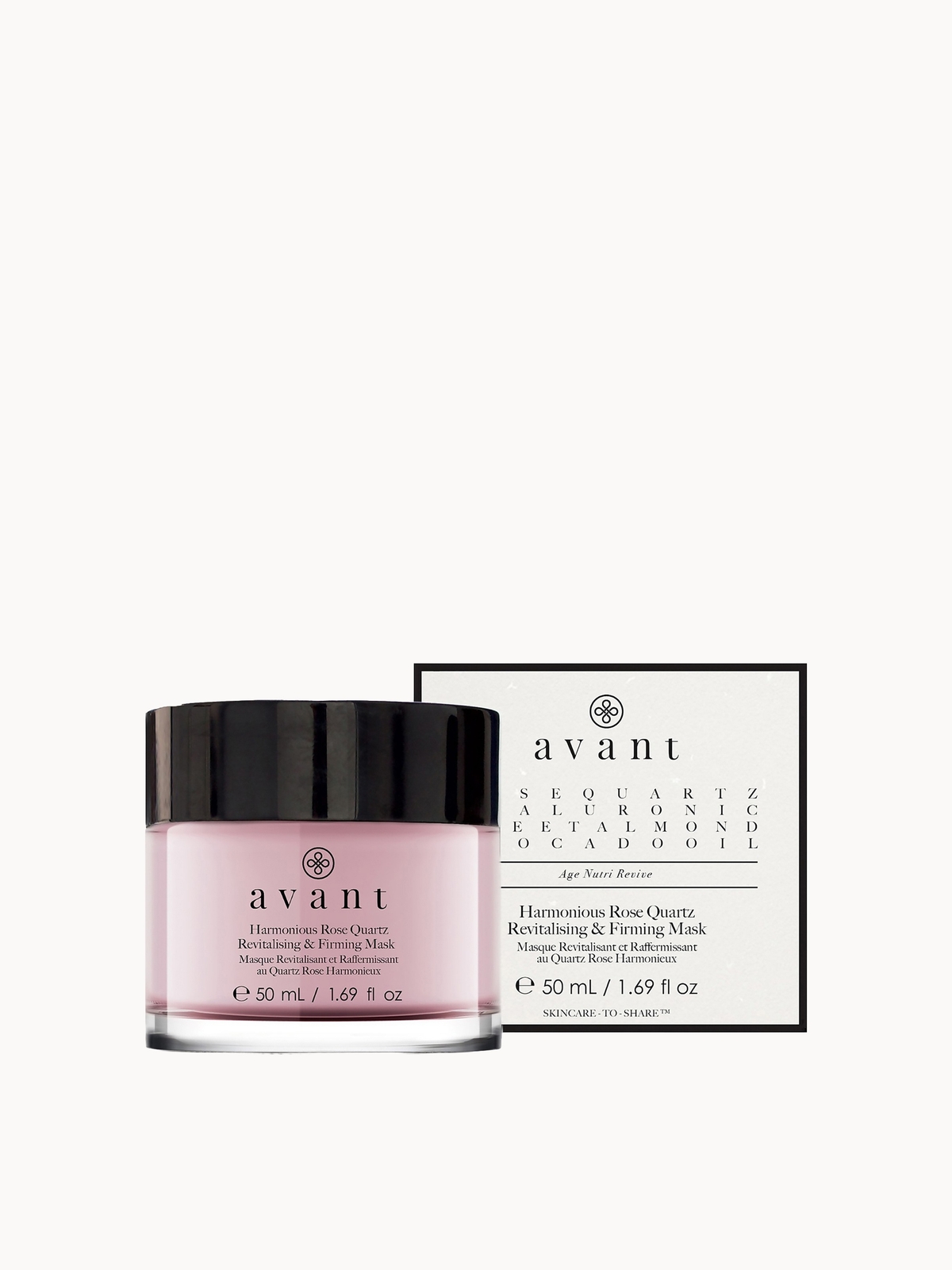 Avant Skincare Harmonious Rose Quartz Revitalising and Firming Mask 50ml