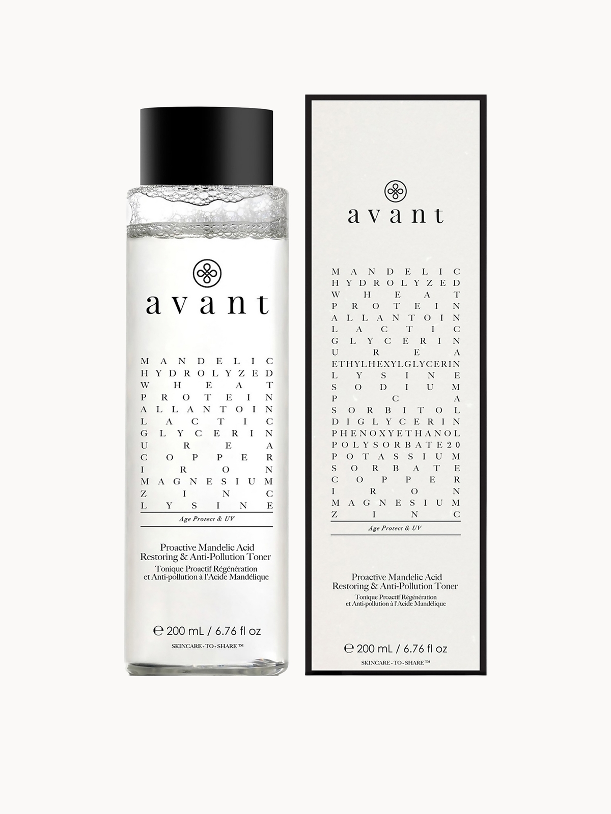 Avant Skincare Proactive Mandelic Acid Restoring and Anti-Pollution Toner 200ml