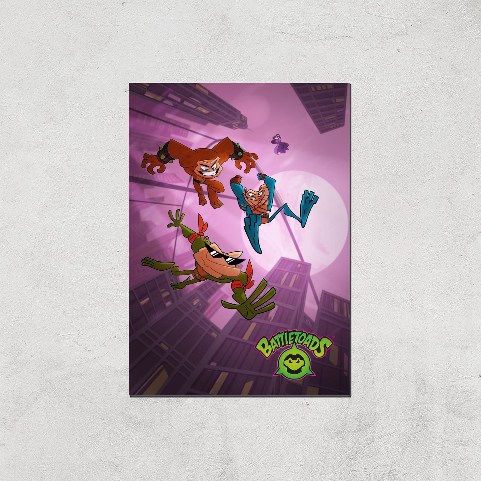 Battle Toads Hop Giclee Art Print - A3 - Print Only