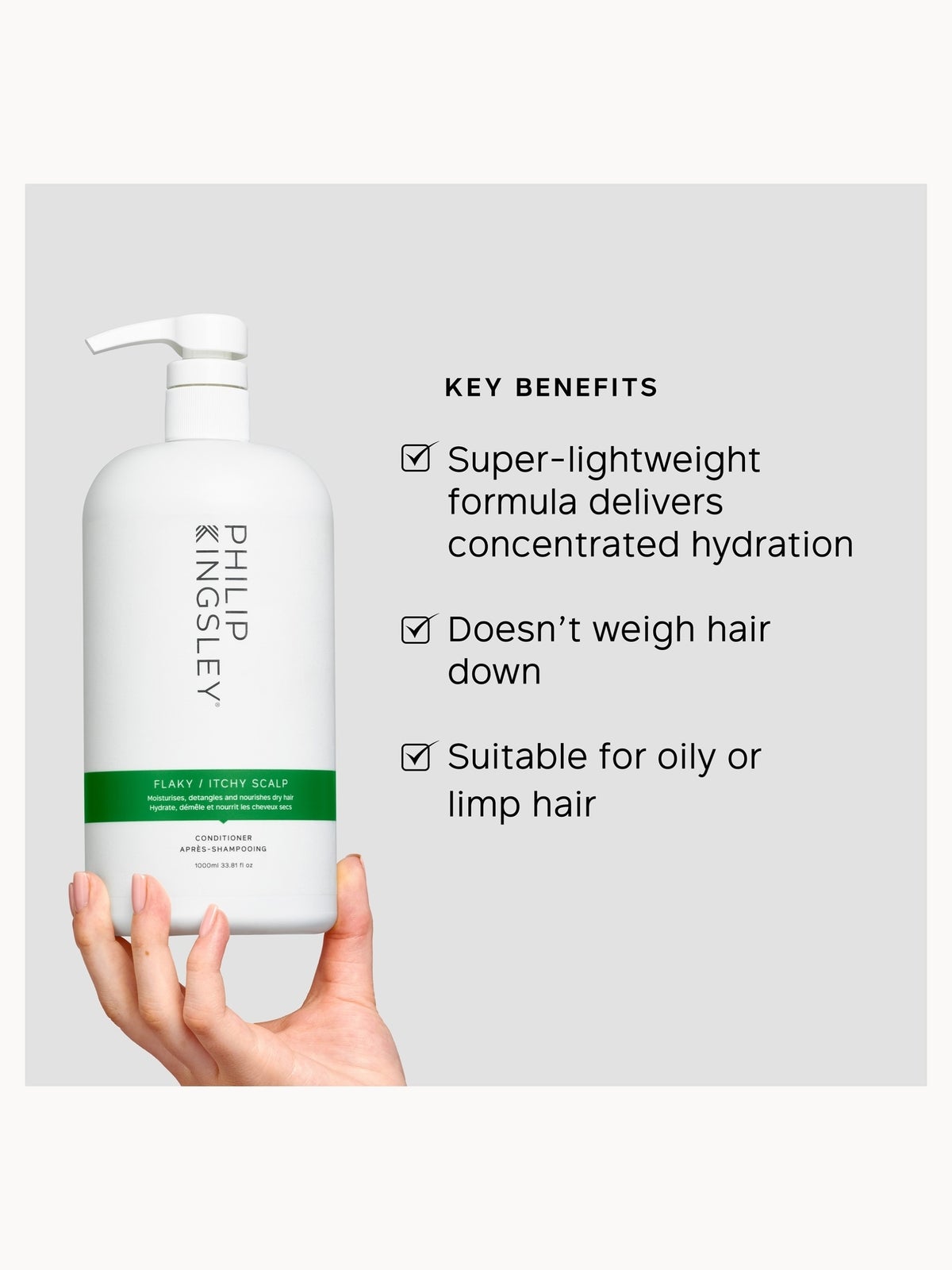 Philip Kingsley Flaky/Itchy Scalp Conditioner 1000ml (Worth £135.00) 3