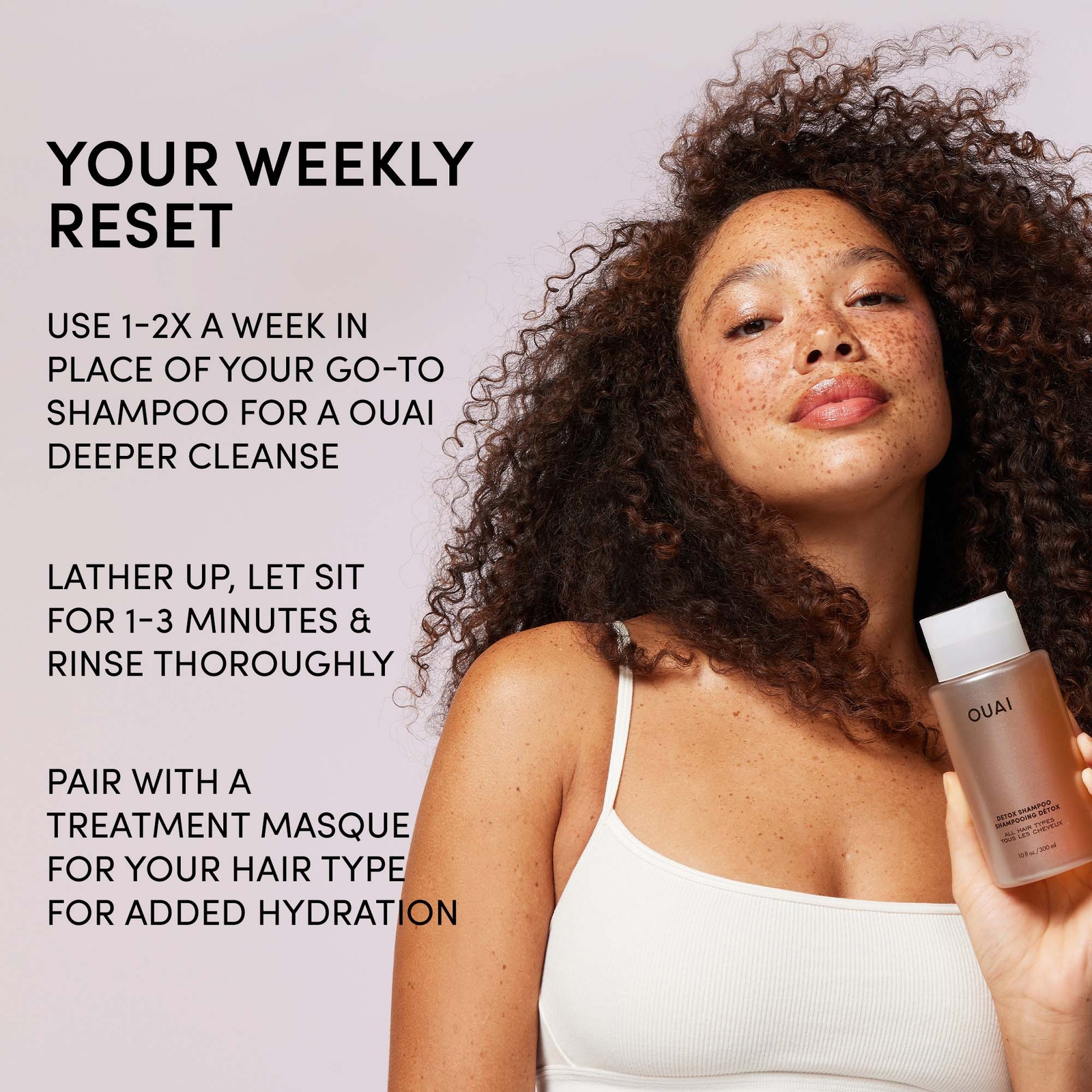 Thumbnail - OUAI Detox Shampoo 300ml