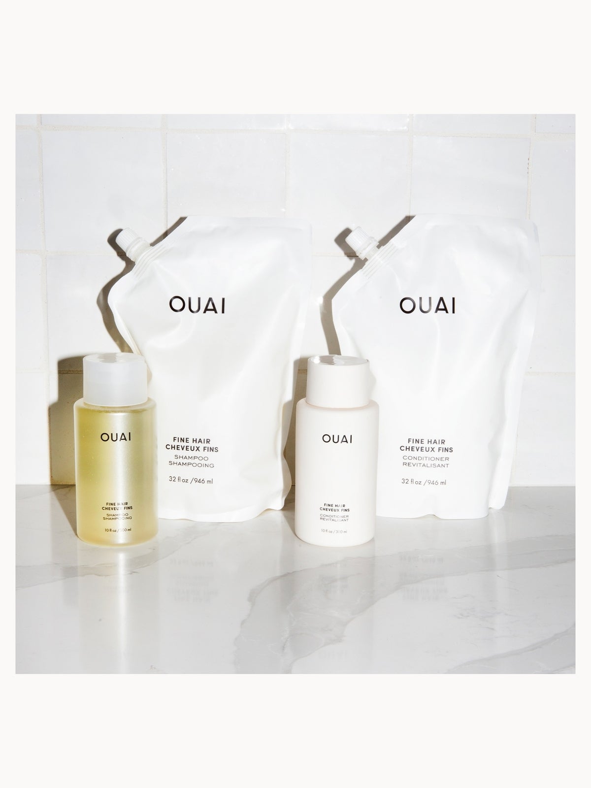 OUAI Fine Hair Shampoo Refill 946ml 2