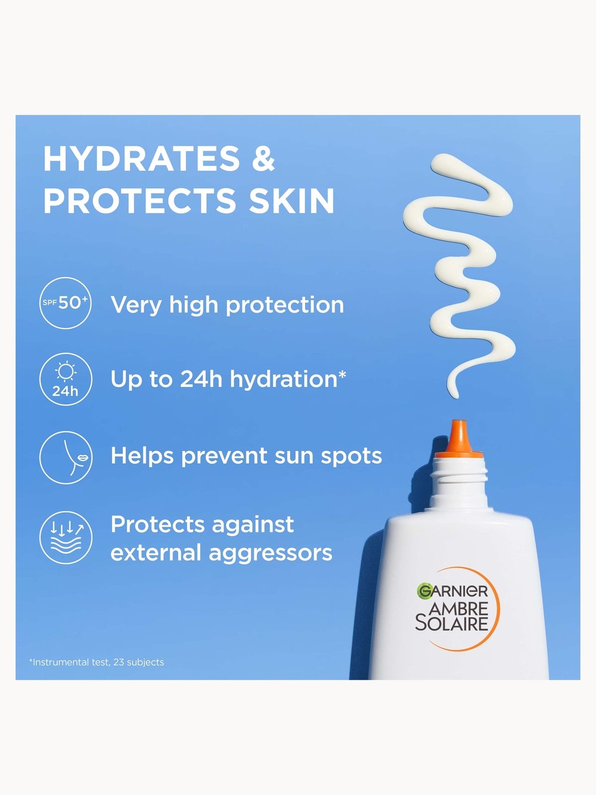 Garnier Ambre Solaire Ultra-Light Sensitive Sun Protection Face Fluid SPF50+ 40ml 2