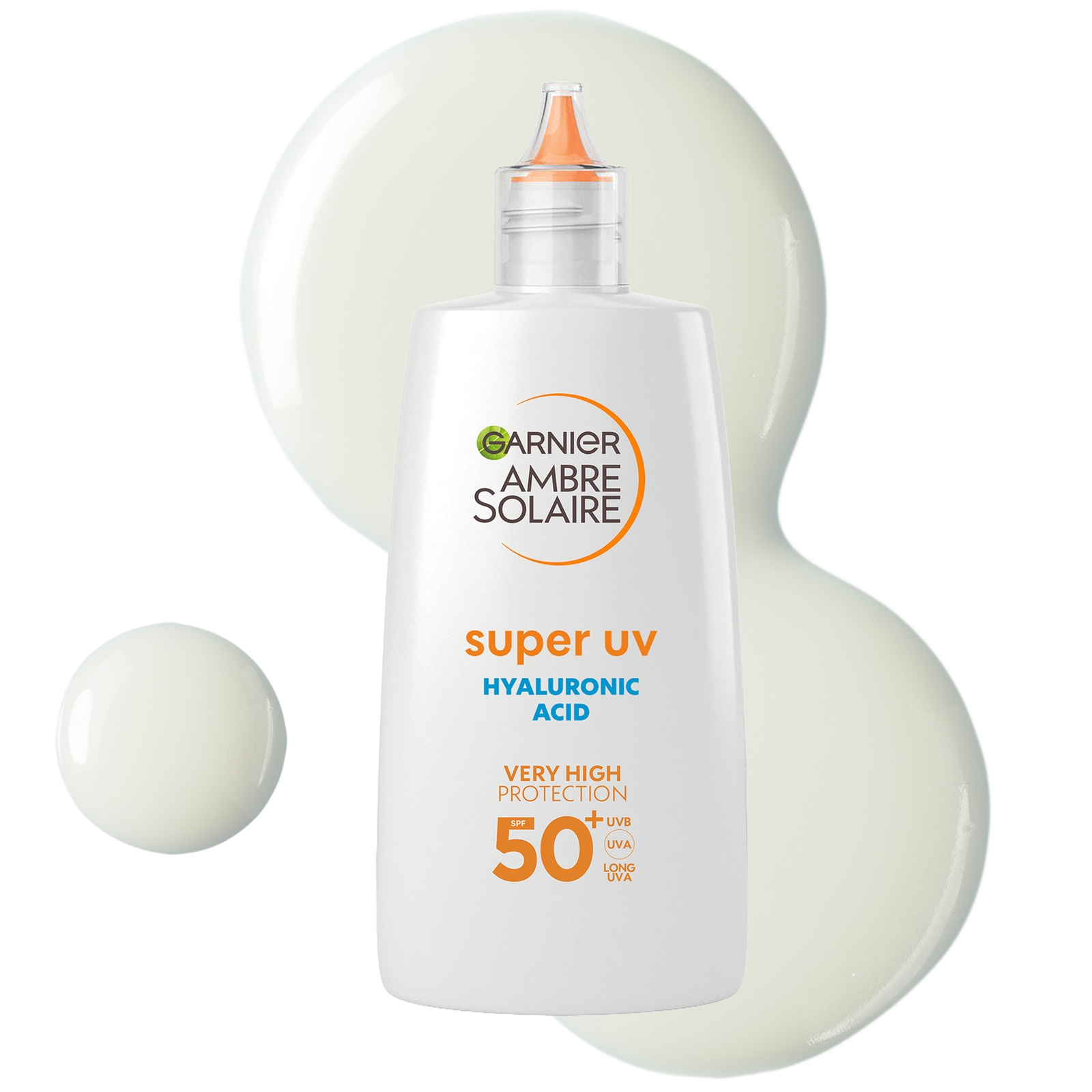 Garnier Unisex Ambre Solaire Ultra-Light Sensitive Sonnenschutz-Gesichtsfluid Lsf 50+ 40 Ml