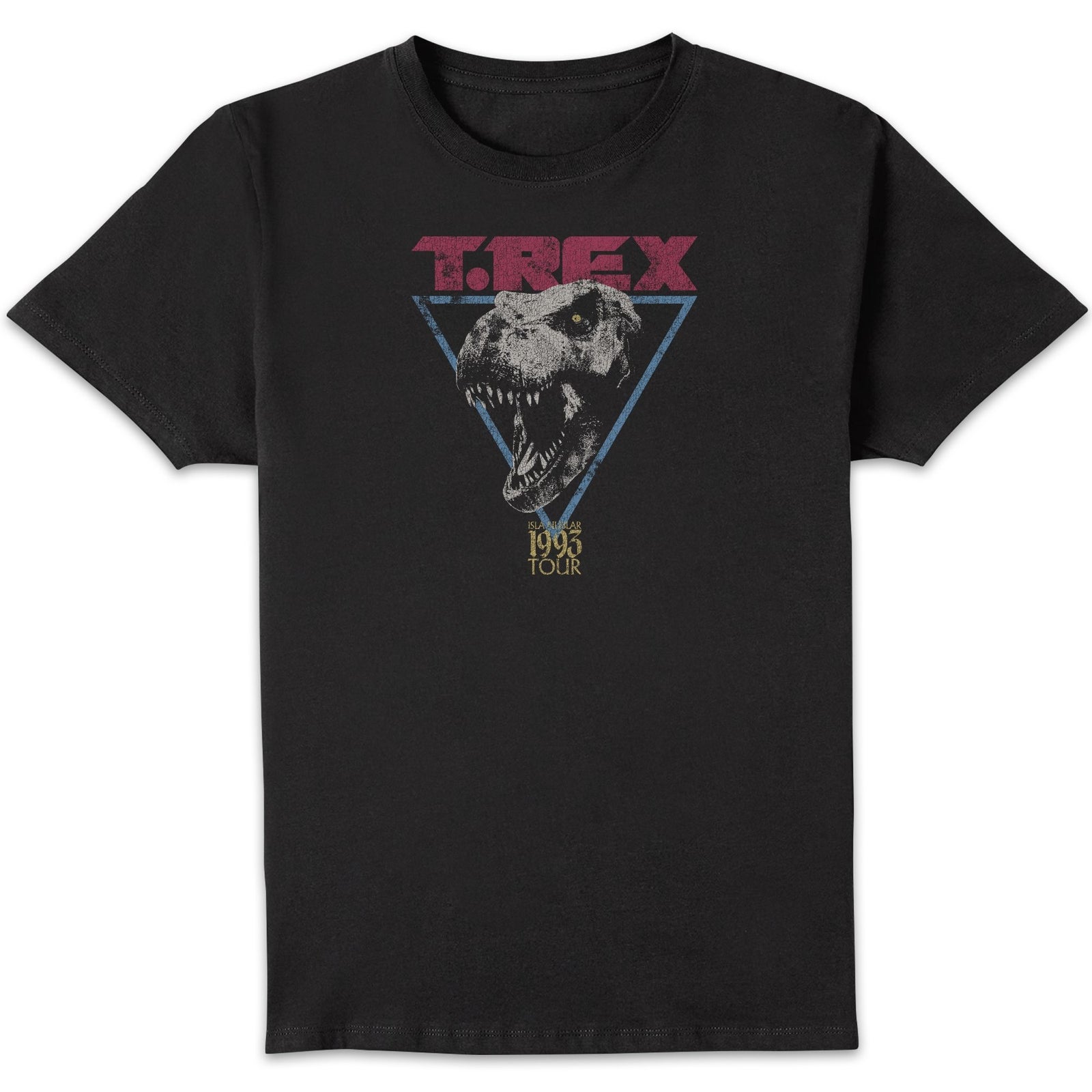 Jurassic Park TREX Men's T-Shirt - Black - M